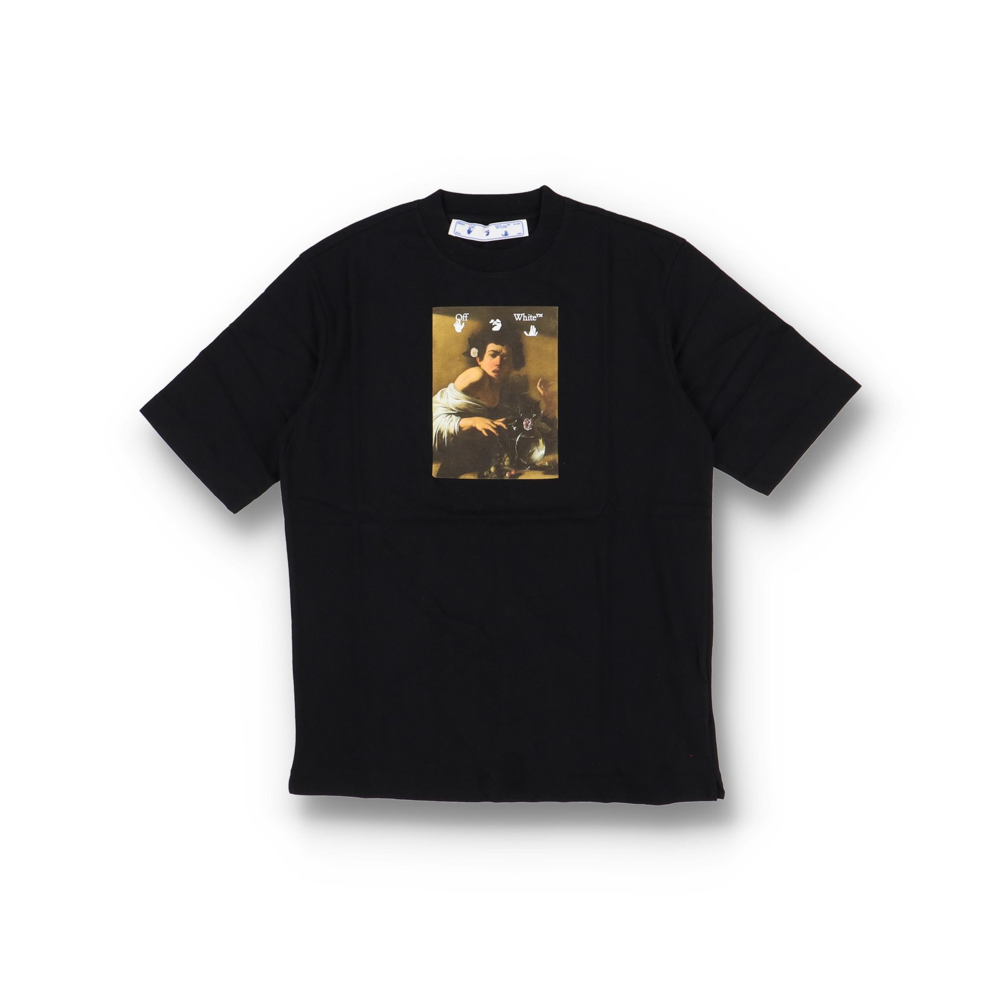 Off-White Black Caravaggio Boy Skate Oversized T-Shirt Size XS / US 0-2 / IT 36-38 - 1 Thumbnail