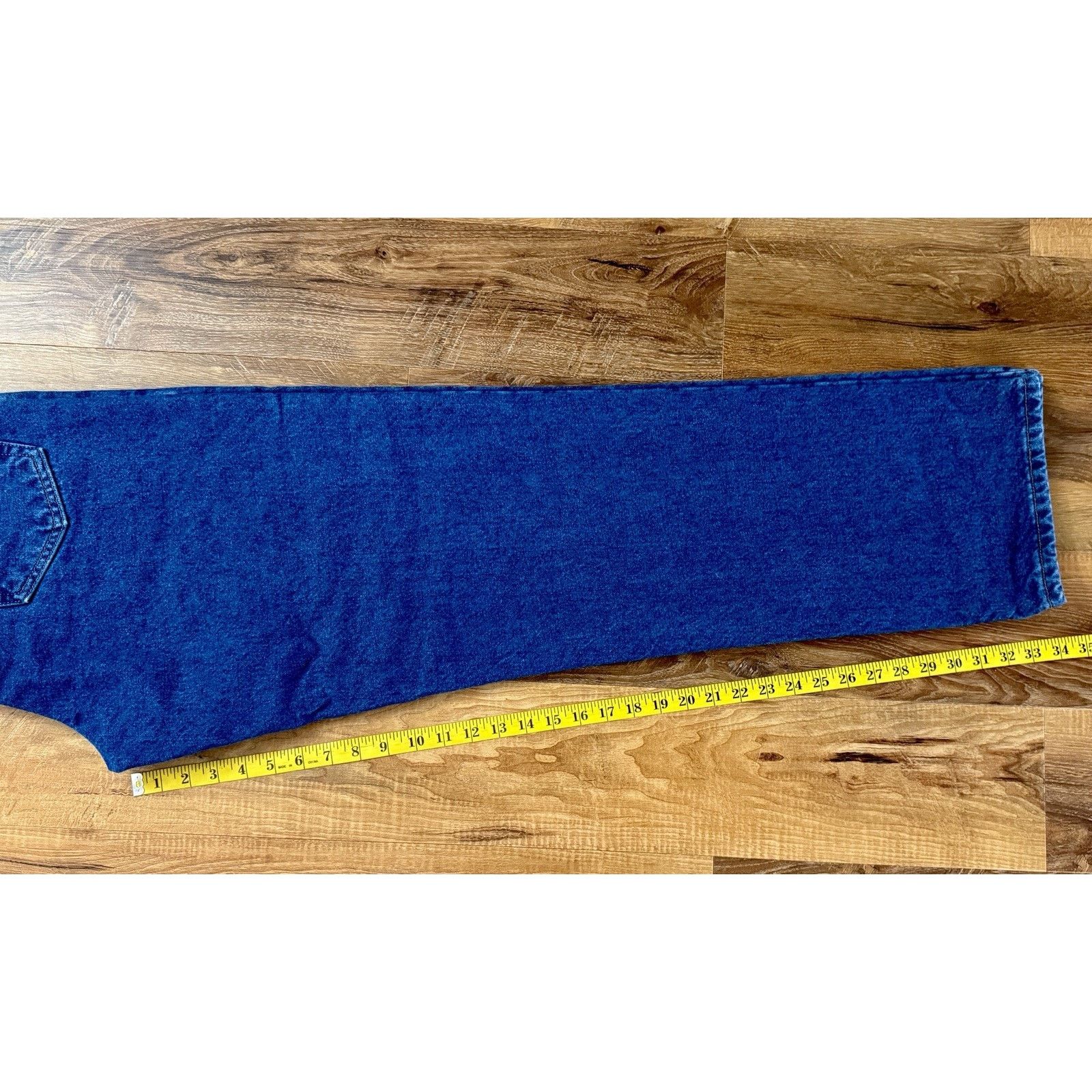 Carhartt Carhartt Men's Pants Flannel Lined Straight Blue Jeans Size US 34 / EU 50 - 5 Thumbnail