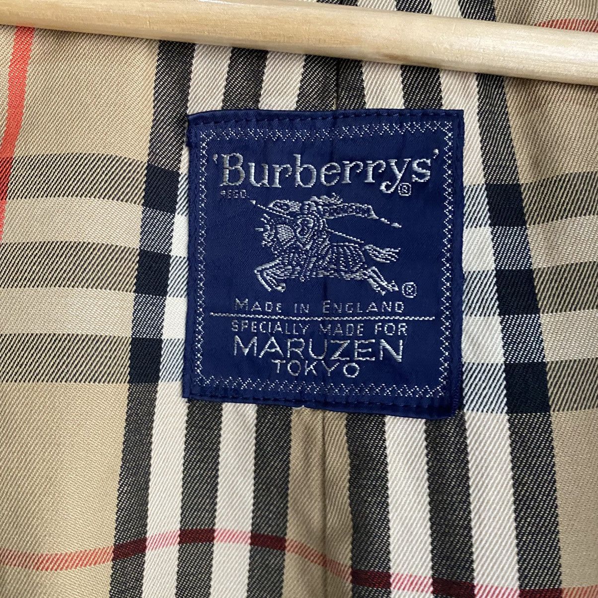 Burberry VINTAGE BURBERRY MARUZEN TOKYO Nova Check Trench Coat Beige Size US L / EU 52-54 / 3 - 18 Thumbnail