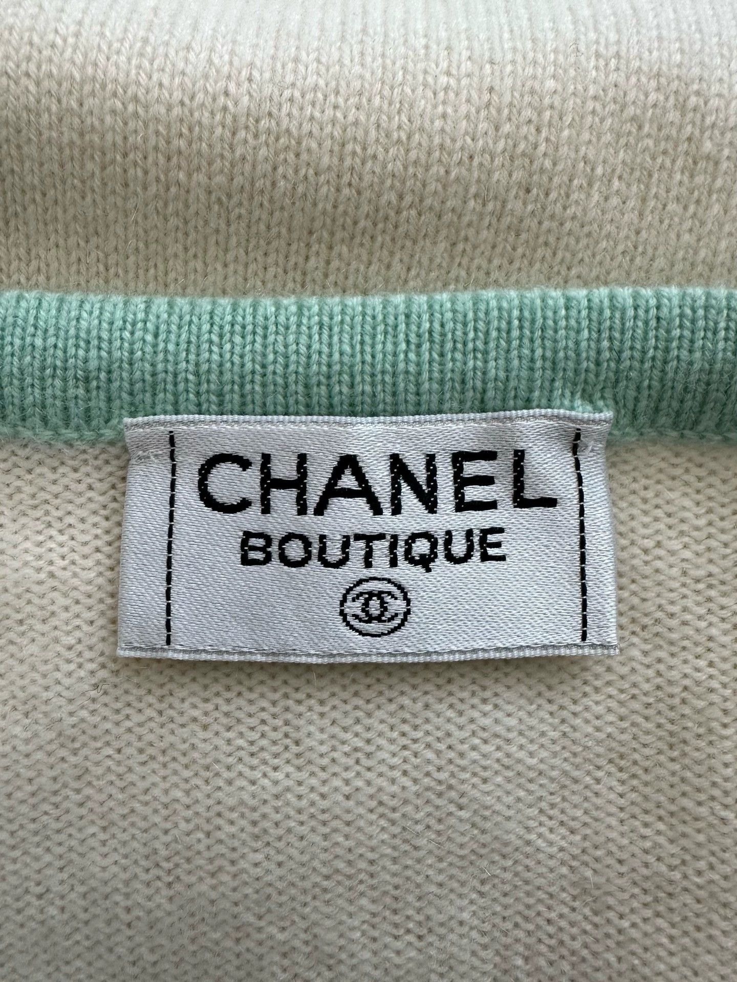 Chanel Chanel macaron cashmere knit cardigan women's colorful Size M / US 6-8 / IT 42-44 - 8 Thumbnail