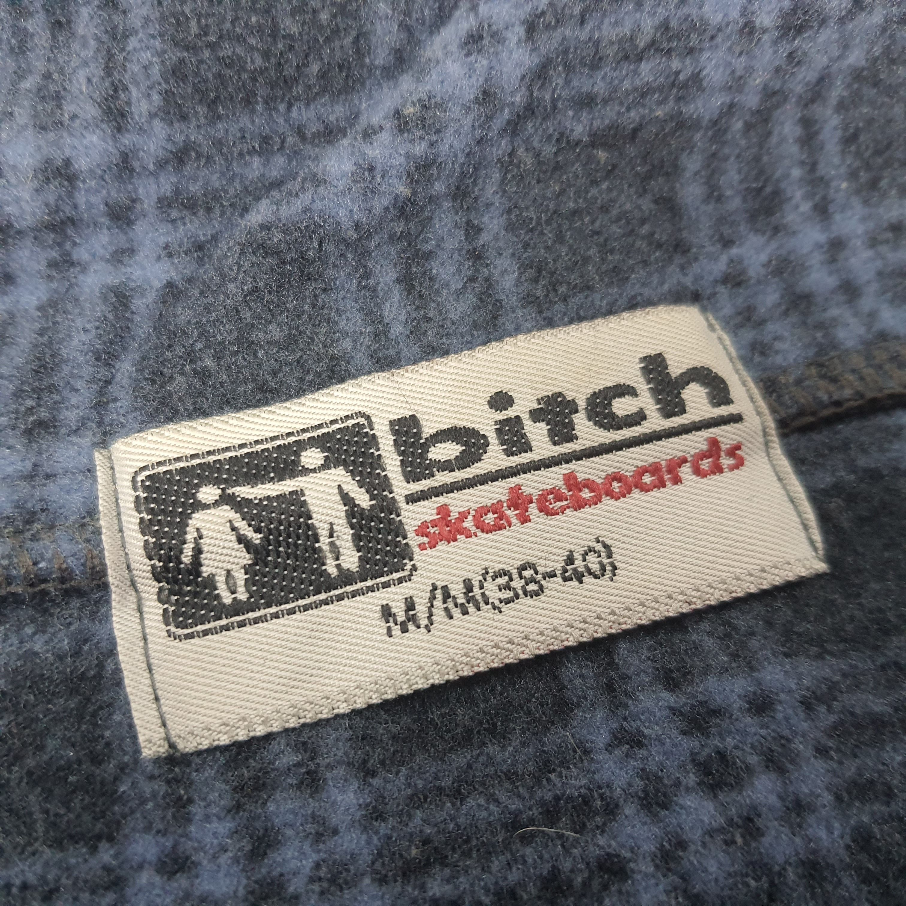 Other Vintage Bitch Skateboards Fleece Zipper Sweatshirts C162N2 Size US L / EU 52-54 / 3 - 5 Thumbnail