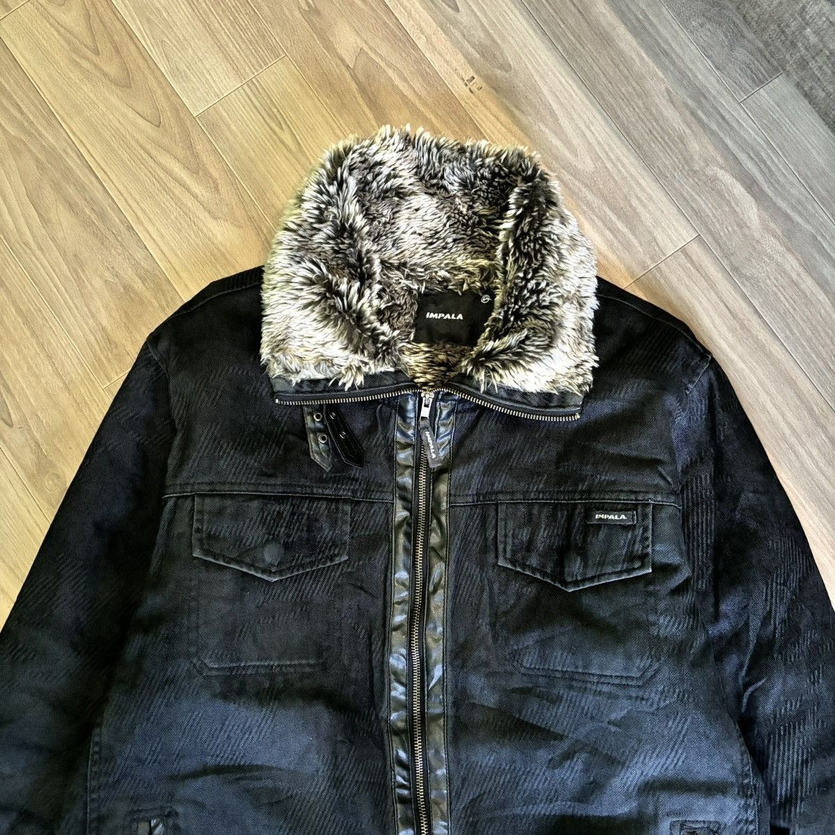 Japanese Brand Vintage Y2k impala Fur faux bondage jacket Size US XL / EU 56 / 4 - 6 Thumbnail