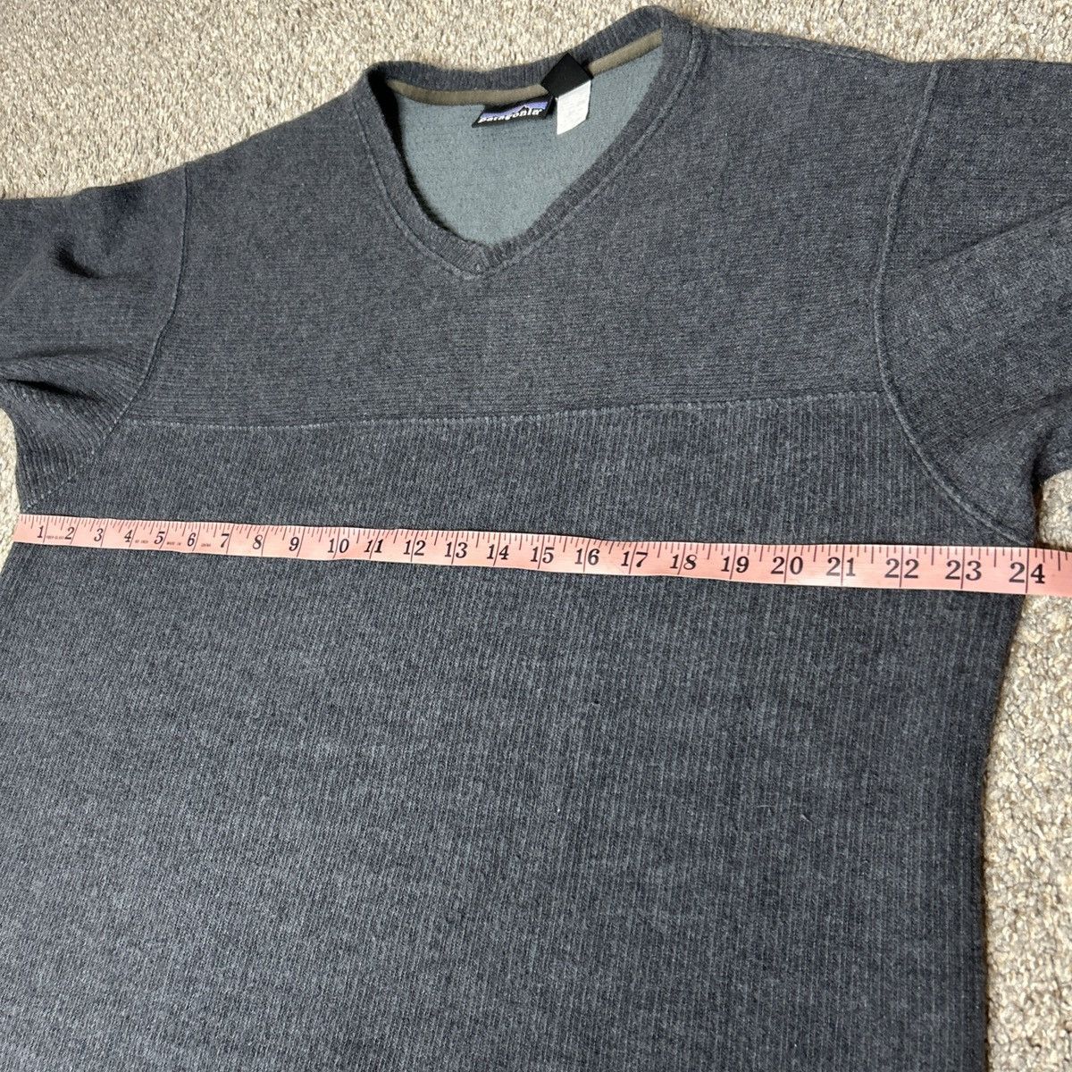 Patagonia × Vintage Vintage Patagonia wool mix knit grey sweater Size US L / EU 52-54 / 3 - 8 Thumbnail