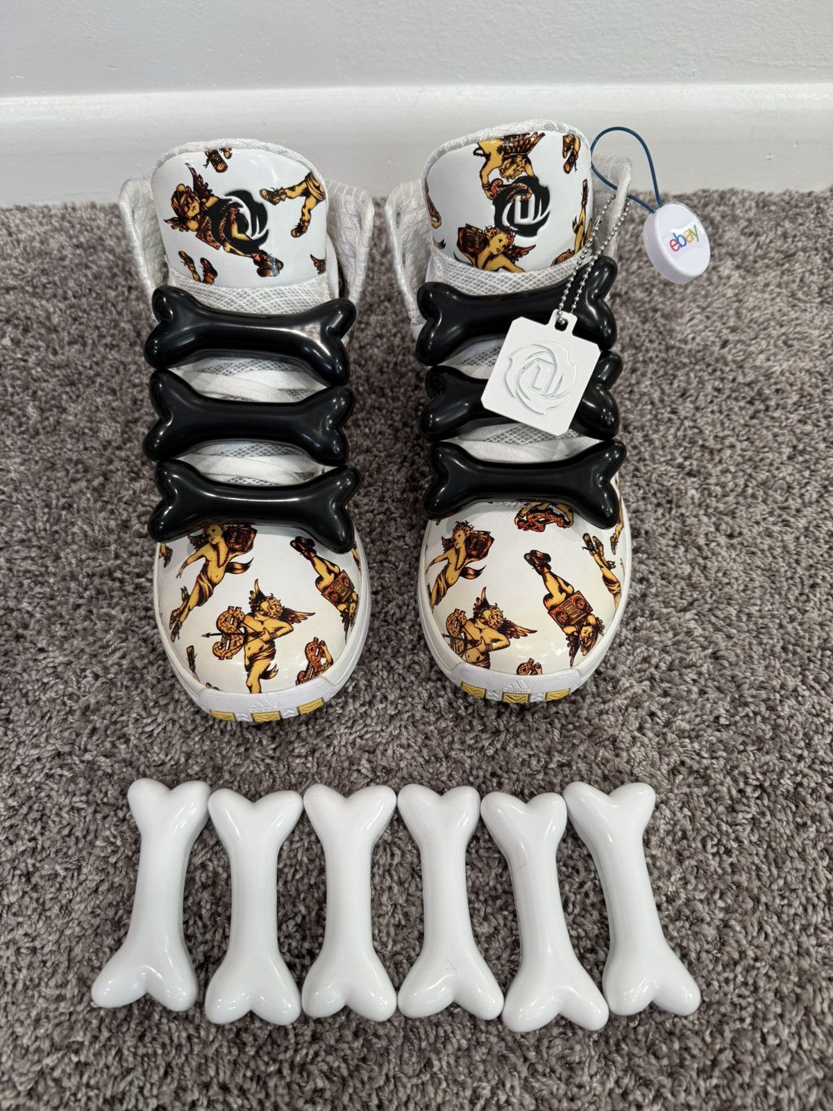 Jeremy Scott 2 sets of Adidas Jeremy Scott Bones Size ONE SIZE - 2 Thumbnail