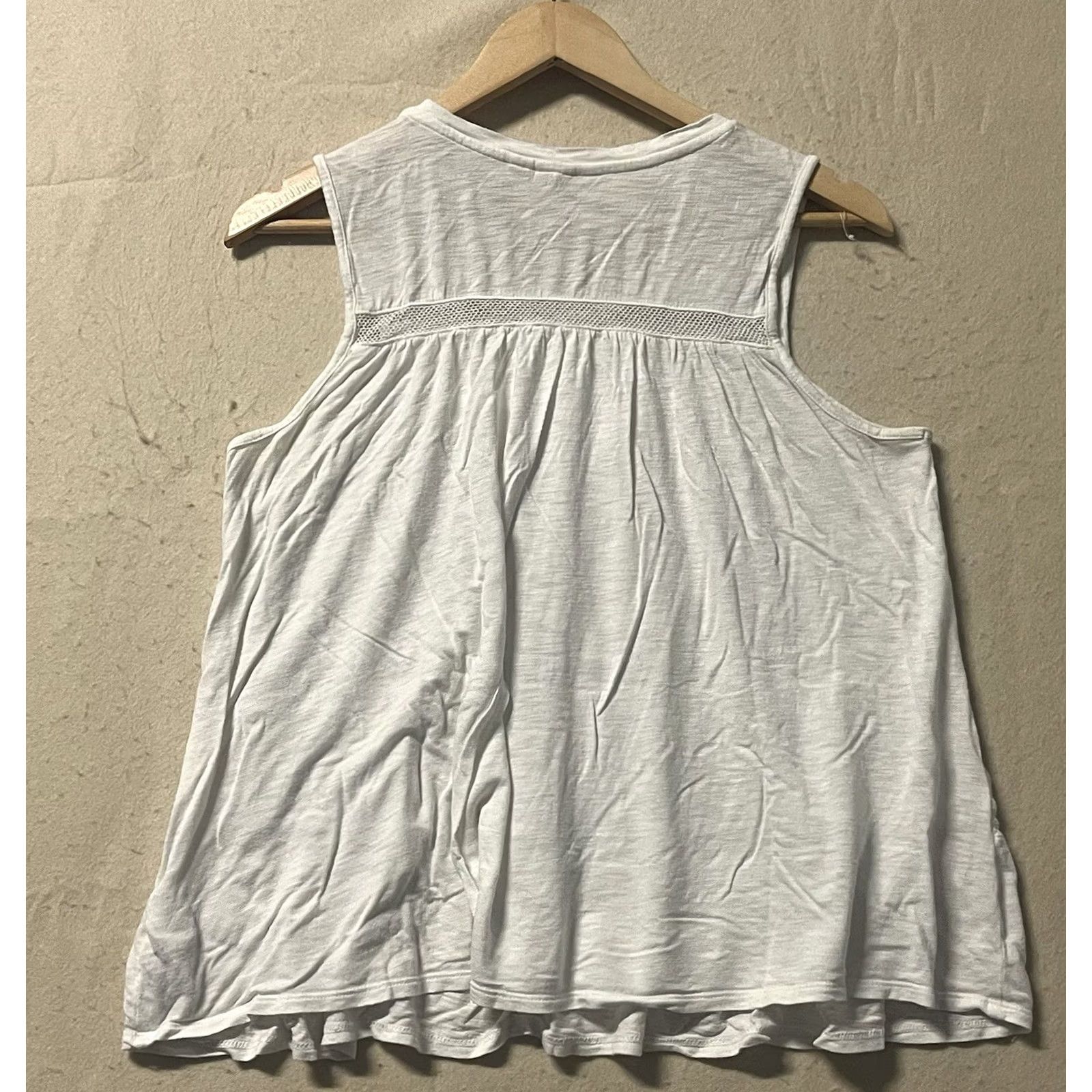 Gap GAP Blouse Tank Top Women M White Layered Tank Top Blouse White Womens Medium GAP Blouse Tank Top Women M White Layered Tank Top Blouse White Size M / US 6-8 / IT 42-44 - 2 Thumbnail