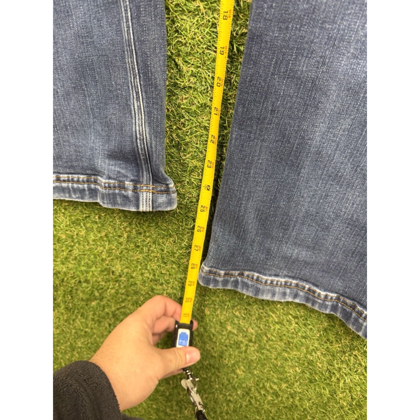 Vintage Duluth Trading Jeans Mens 48x30 Blue Coolmax Flex Ballroom Relaxed Fit Work Wear Size US 32 / EU 48 - 5 Thumbnail