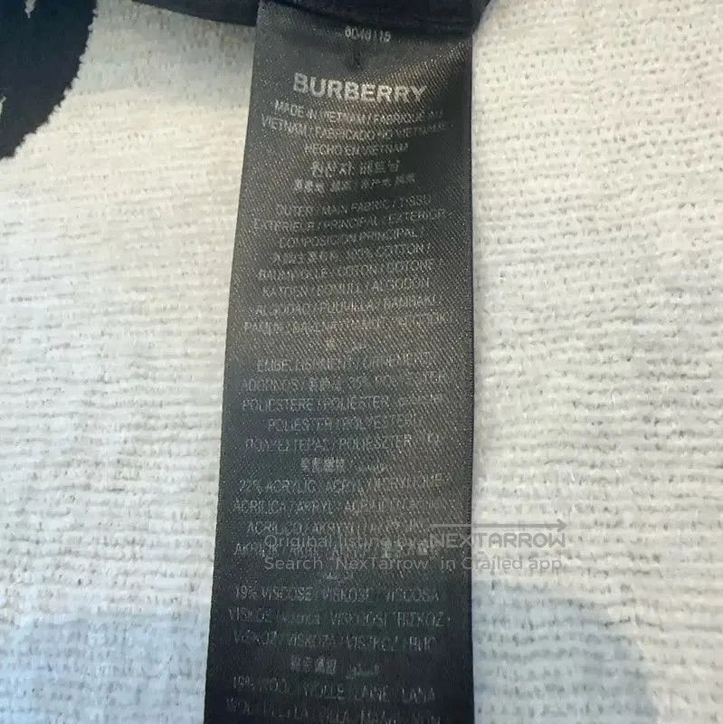 Burberry Burberry Black Cotton Long Sleeve Shirt. Size US XL / EU 56 / 4 - 7 Thumbnail