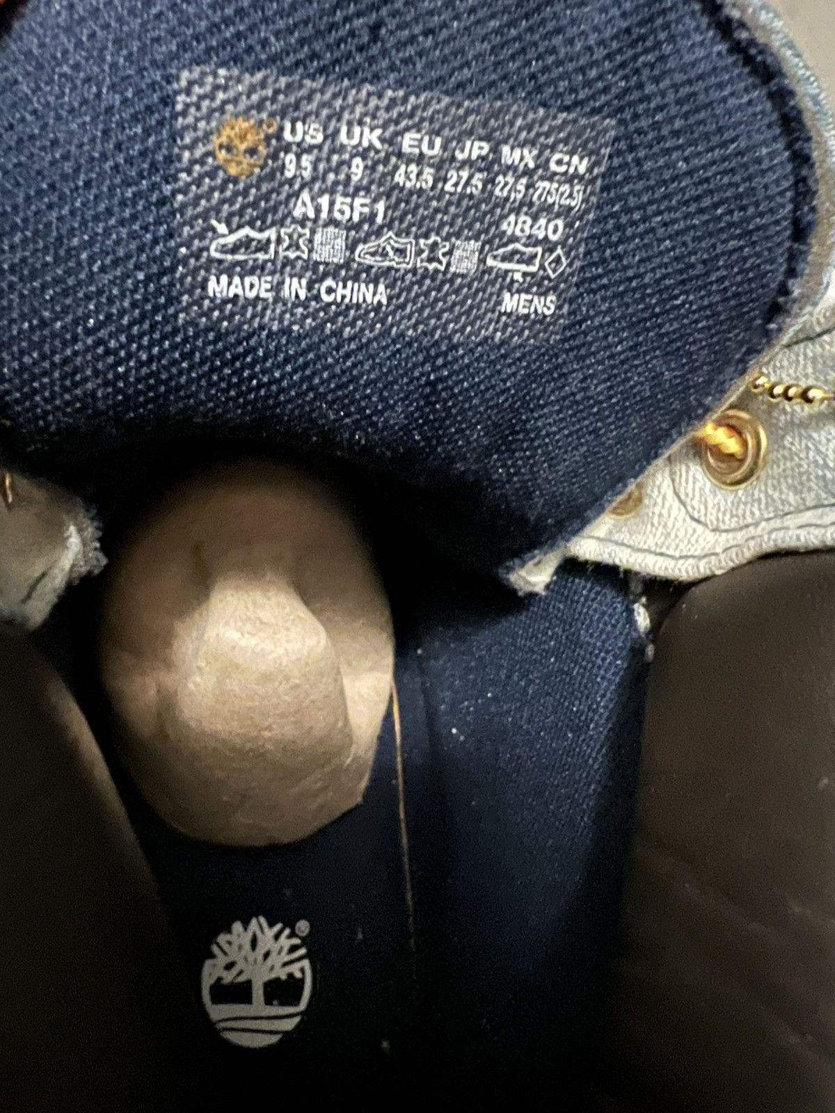 Timberland Timberland 6” Jimmy Jazz 21 Savage Denim US Men's Size 9.5 Size US 9.5 / EU 42-43 - 4 Thumbnail