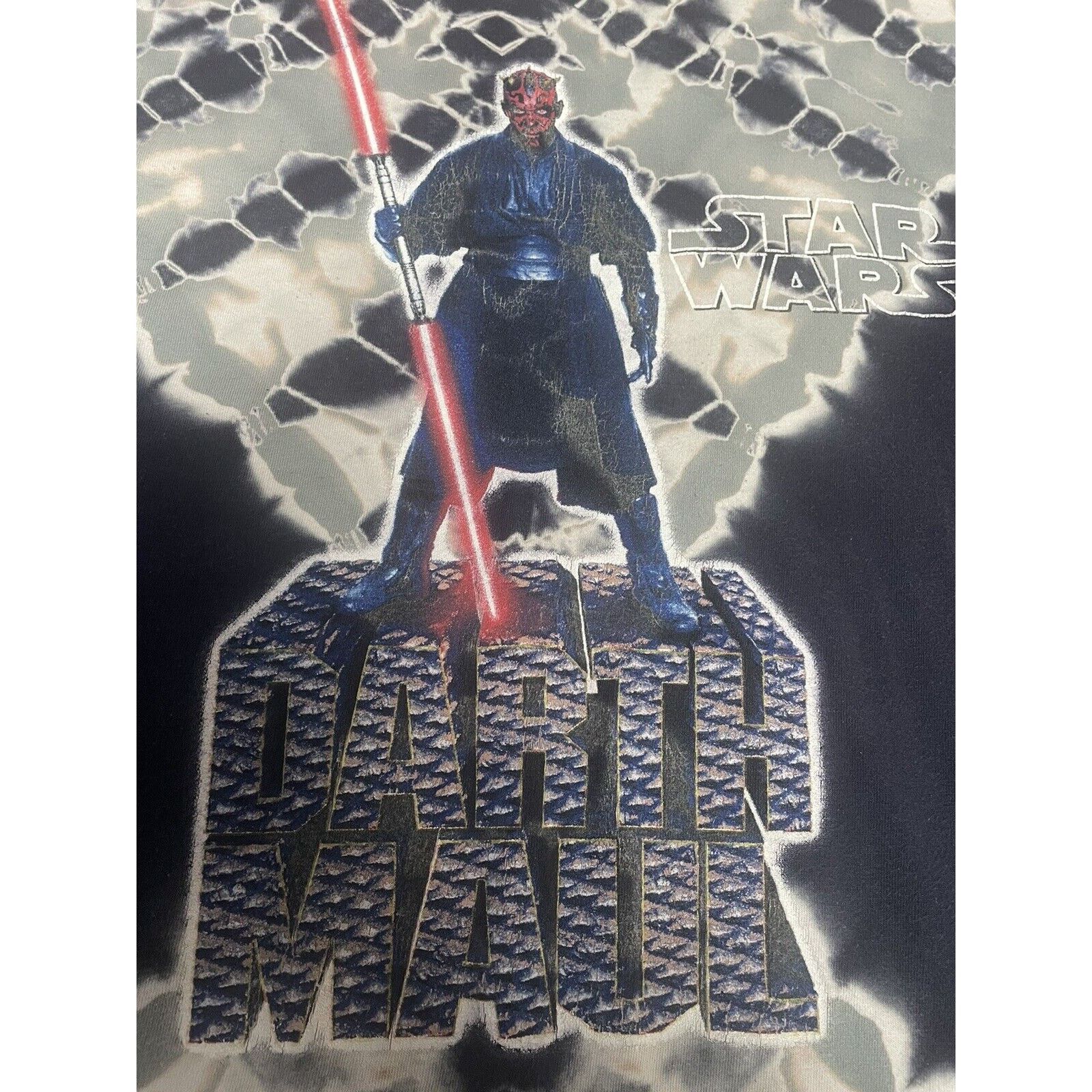 Star Wars RARE 1999 Vintage Star Wars Darth Maul Tie Dye XL Size US XL / EU 56 / 4 - 3 Thumbnail