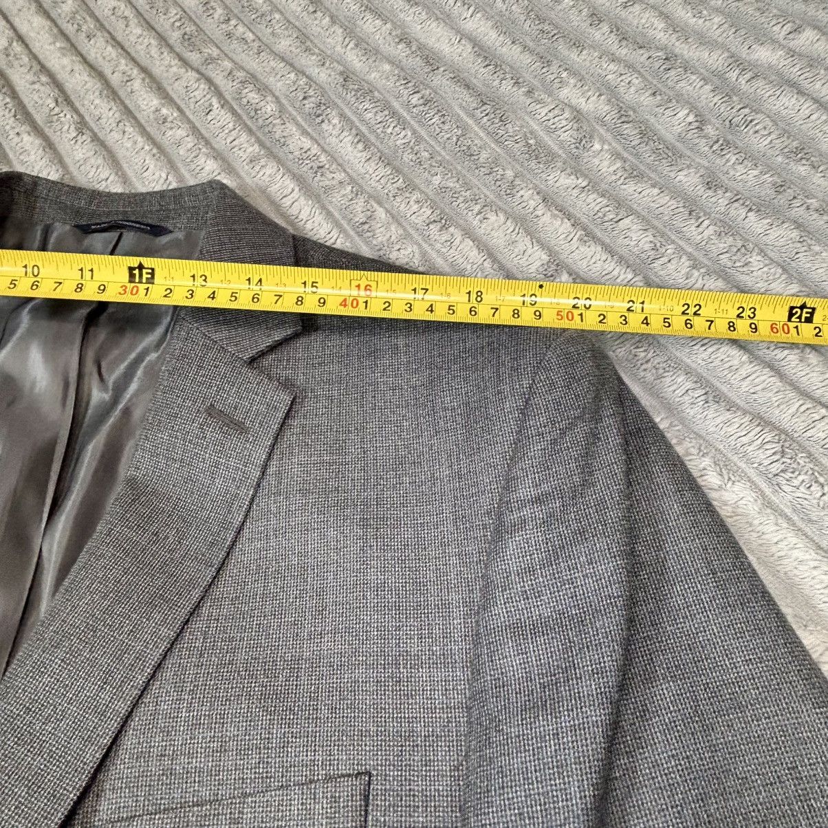 Ralph Lauren Ralph Lauren Sport Coat Men 48 R gray Houndstooth Silk Wool Size 48R - 6 Thumbnail