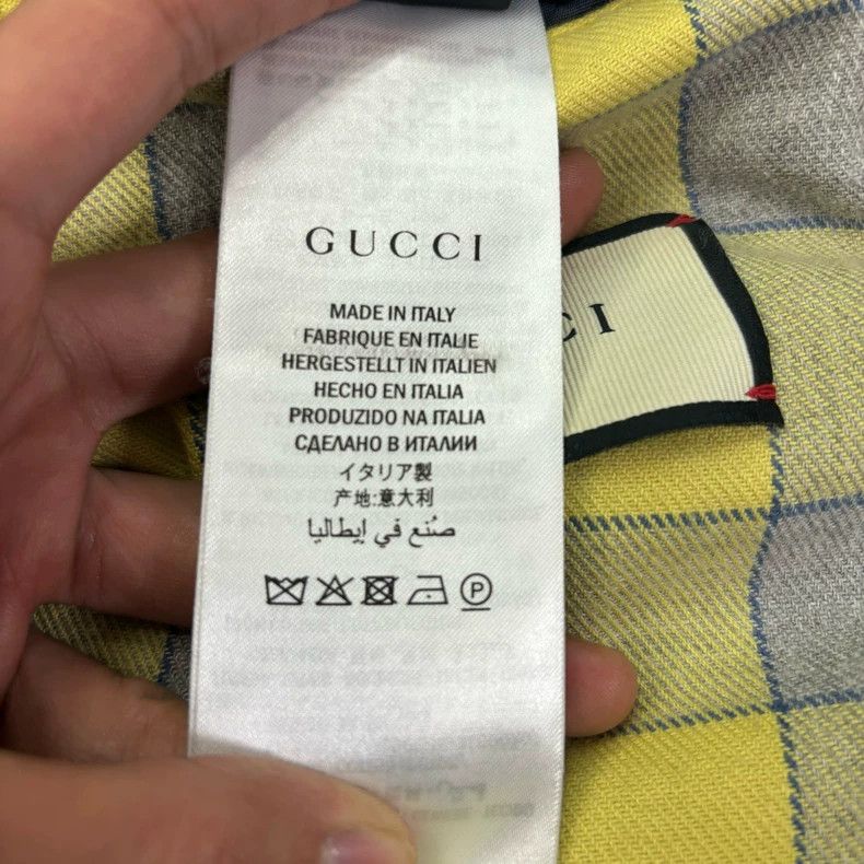 Gucci Gucci SS23 letter print single-breasted denim jacket 2501-N Size US XL / EU 56 / 4 - 4 Thumbnail
