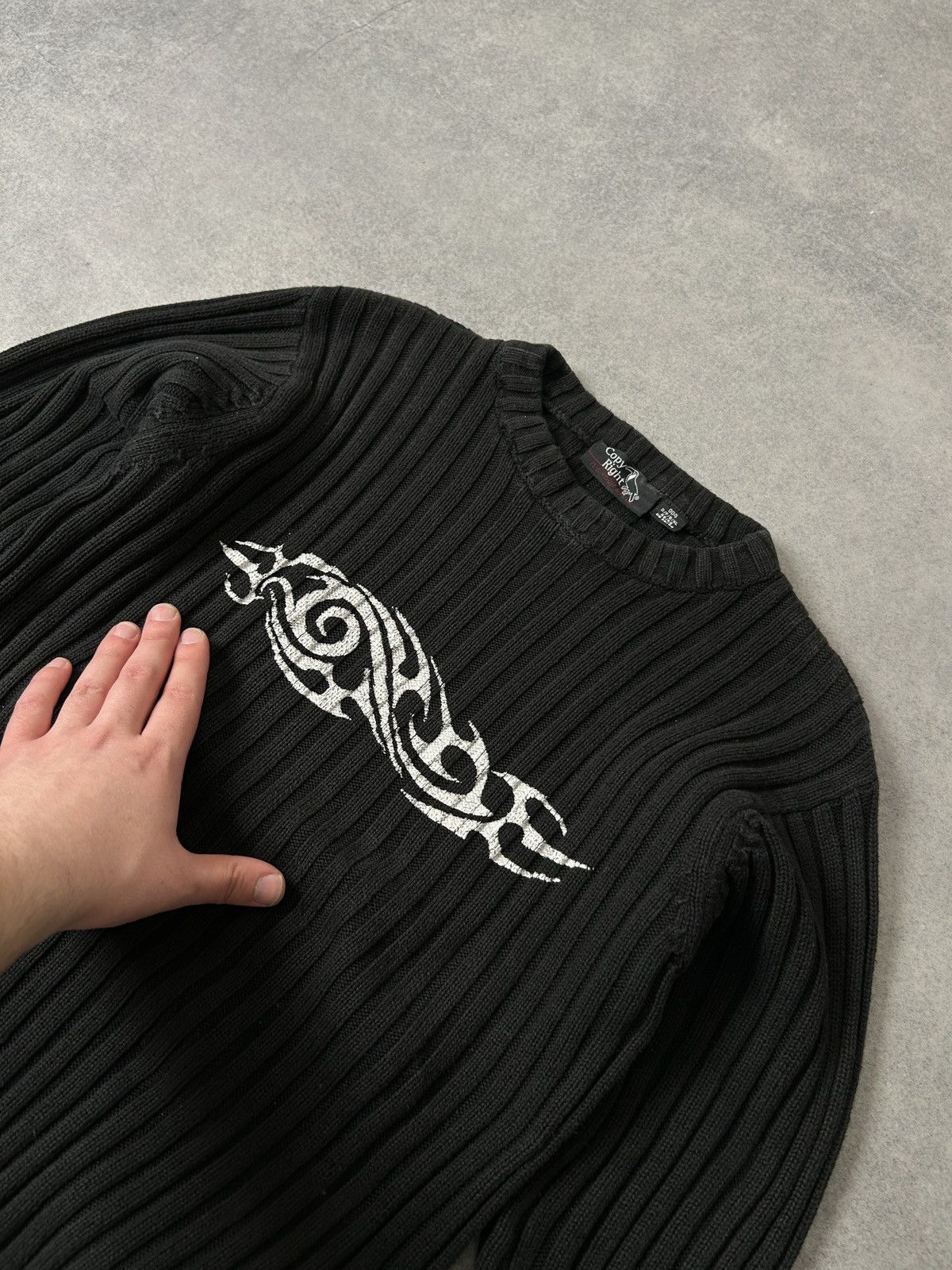 Japanese Brand Vintage Y2k big logo archive sweatshirt opium style Size US M / EU 48-50 / 2 - 3 Thumbnail