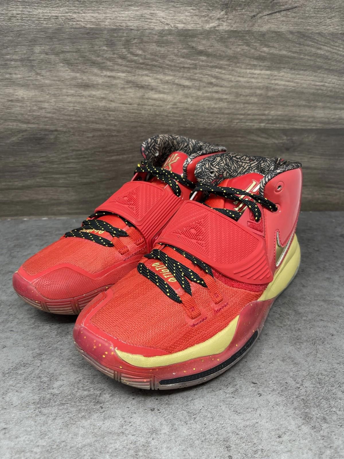 Nike Nike Kyrie 6 Shoes Mens Size 7.5 Red Gold Trophies Size US 7.5 / EU 40-41 - 2 Thumbnail