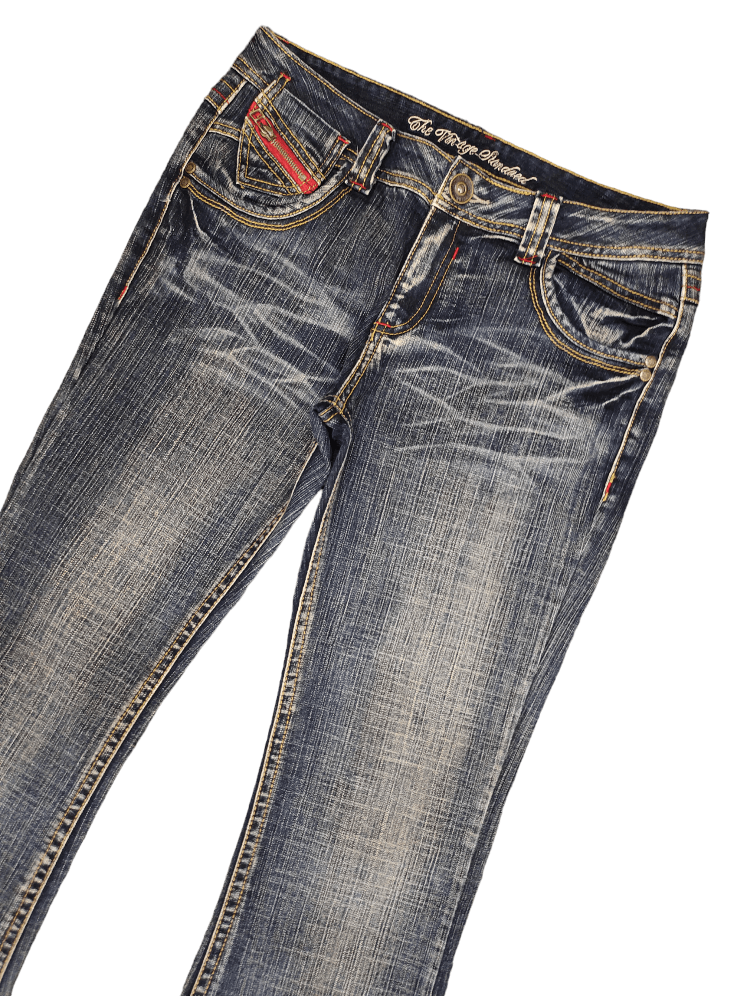Hysteric Glamour × Undercover Flare Jeans The Vintage Faded Low Rise Boot Cut Y2k Goa lgb Size US 31 - 4 Thumbnail
