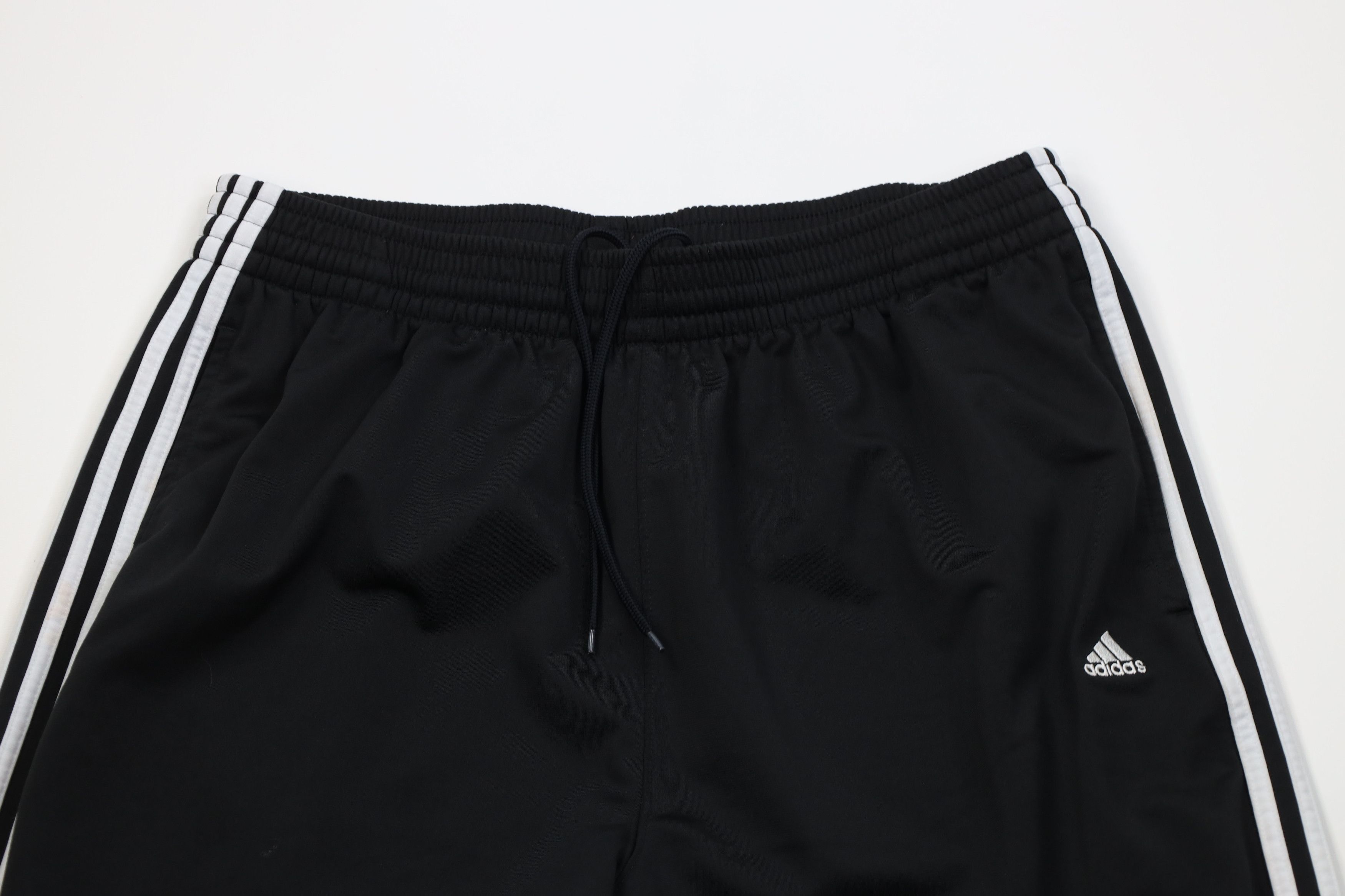 Adidas Vintage Y2K Adidas Striped Wide Leg Sweatpants Pants Black Size US 40 / EU 56 - 2 Thumbnail