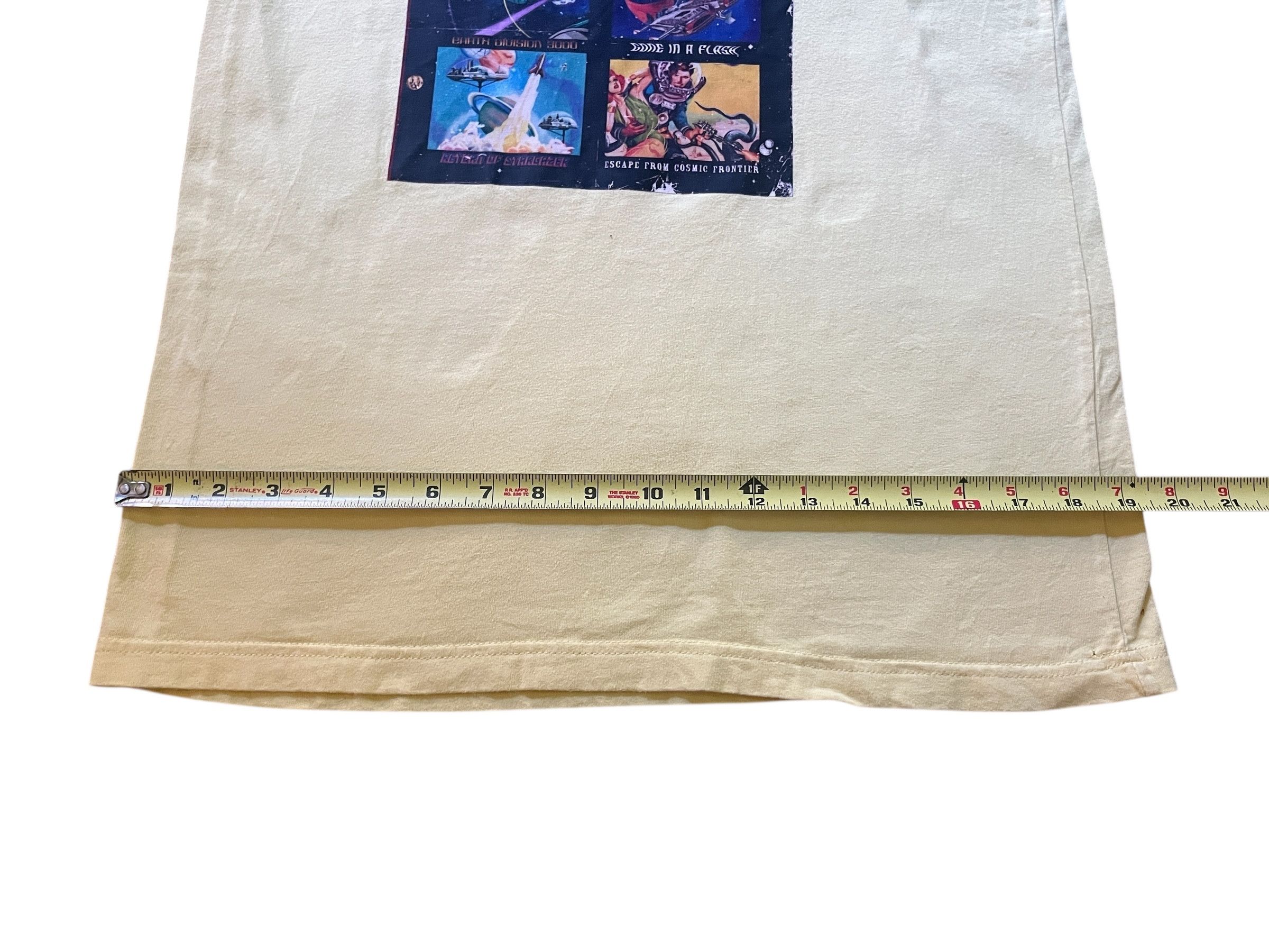 Billionaire Boys Club Billionaire Boys Club Space Comic Tee Cream Medium Vintage Size US M / EU 48-50 / 2 - 6 Thumbnail