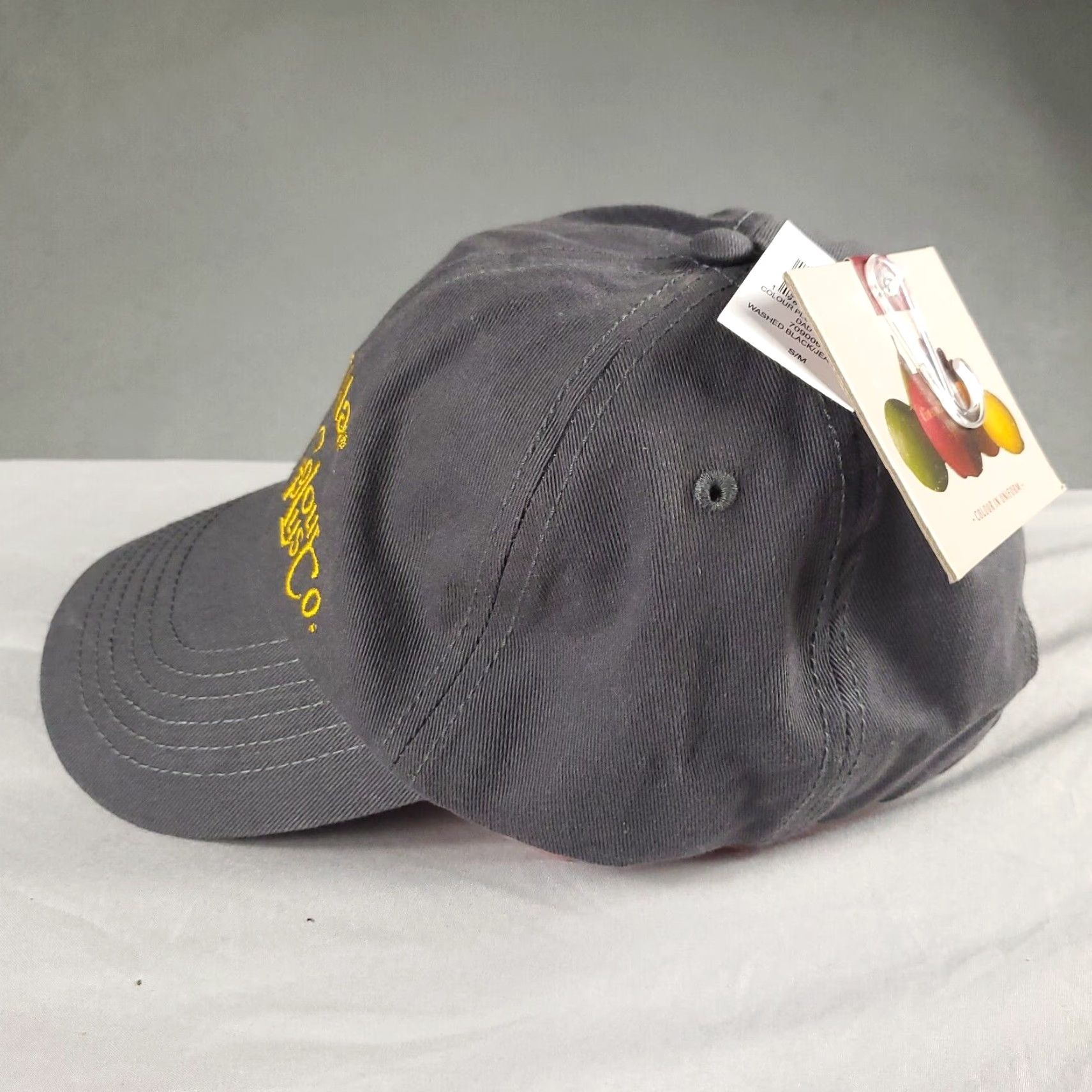 Vintage CAT Baseball Cap Mens Size M Gray Adjustable Dad Hat Size ONE SIZE - 2 Thumbnail
