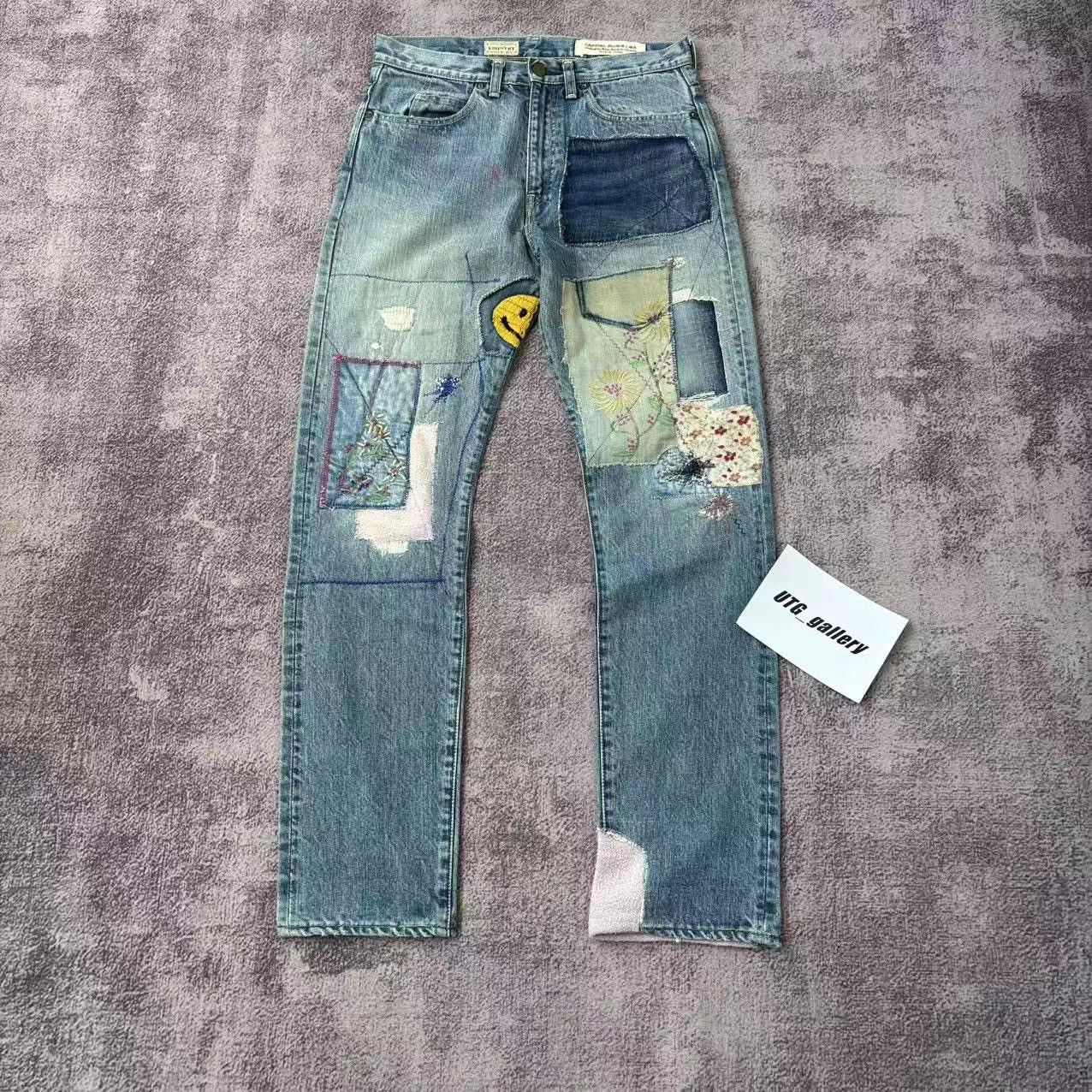 Kapital Kapital Patchwork OKABILLY Jeans GRAIL | Grailed