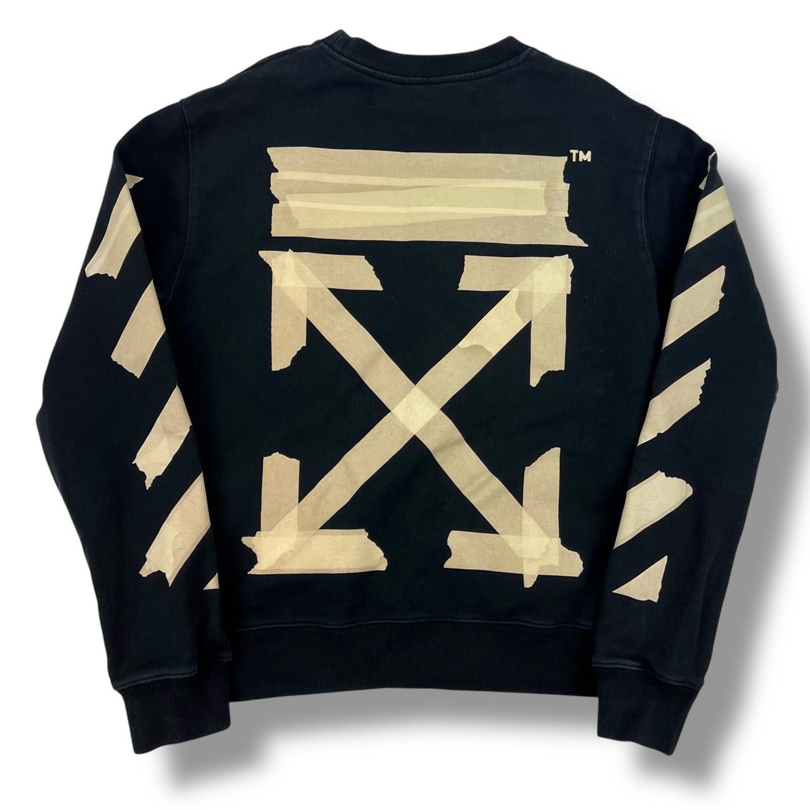 Off-White Off-White Tape Arrows Sweatshirt Black Size US L / EU 52-54 / 3 - 3 Thumbnail
