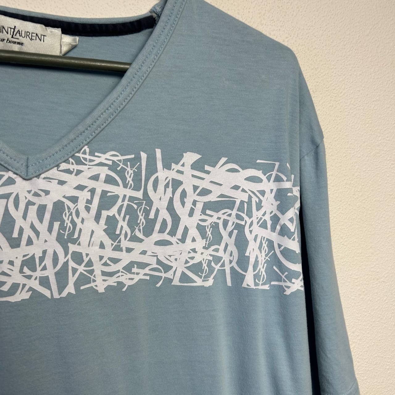 Yves Saint Laurent Luxury Yves Saint Laurent Big Graphic logo designer tee Size US M / EU 48-50 / 2 - 4 Thumbnail
