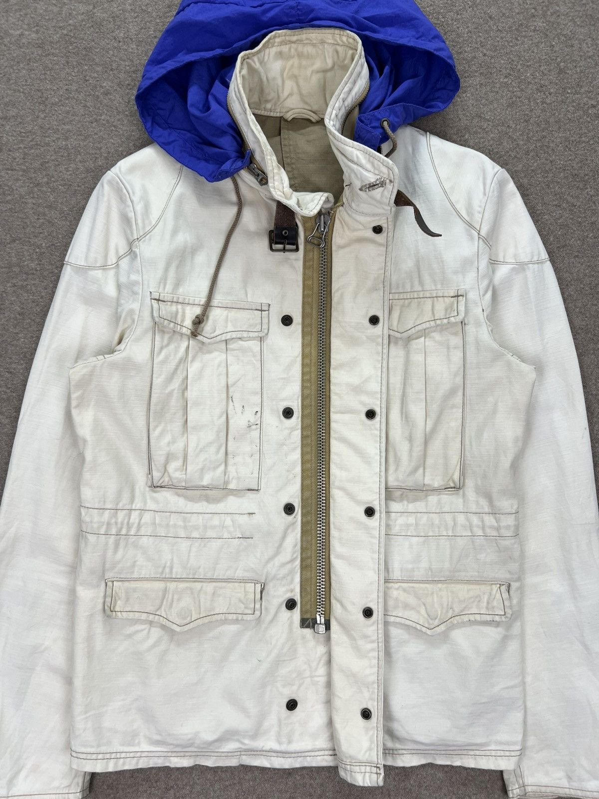Waste(twice) Waste Twice Dirty Hooded Jacket Size US S / EU 44-46 / 1 - 7 Thumbnail