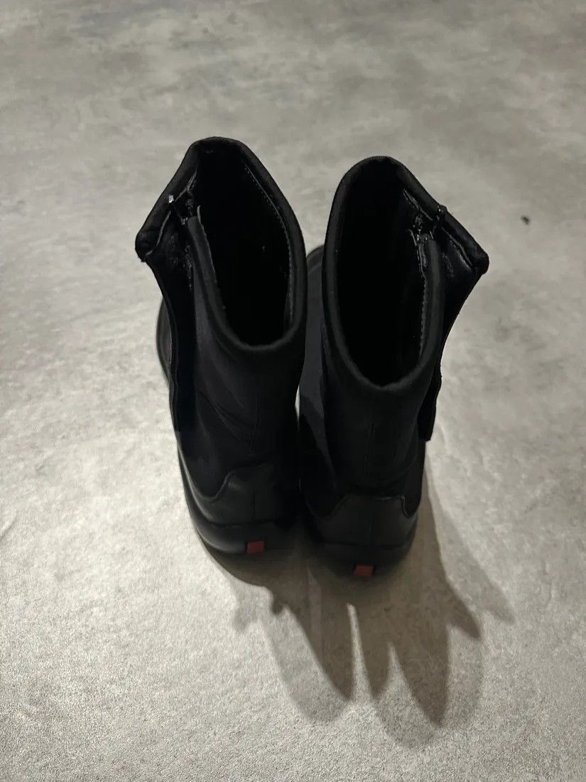 Prada × Vintage 2000s Prada Luna Rossa Sport Black Boots Size US 6 / IT 36 - 6 Thumbnail
