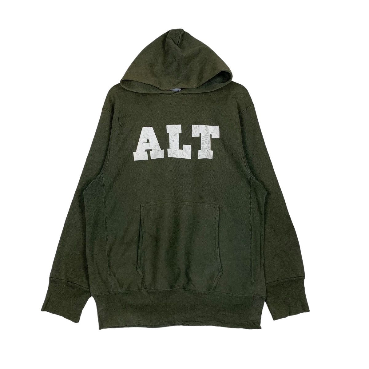 Vintage GEWGAW United Sports ALT Big Logo Pullover Hoodies #0752-C34 Size US M / EU 48-50 / 2 - 2 Thumbnail
