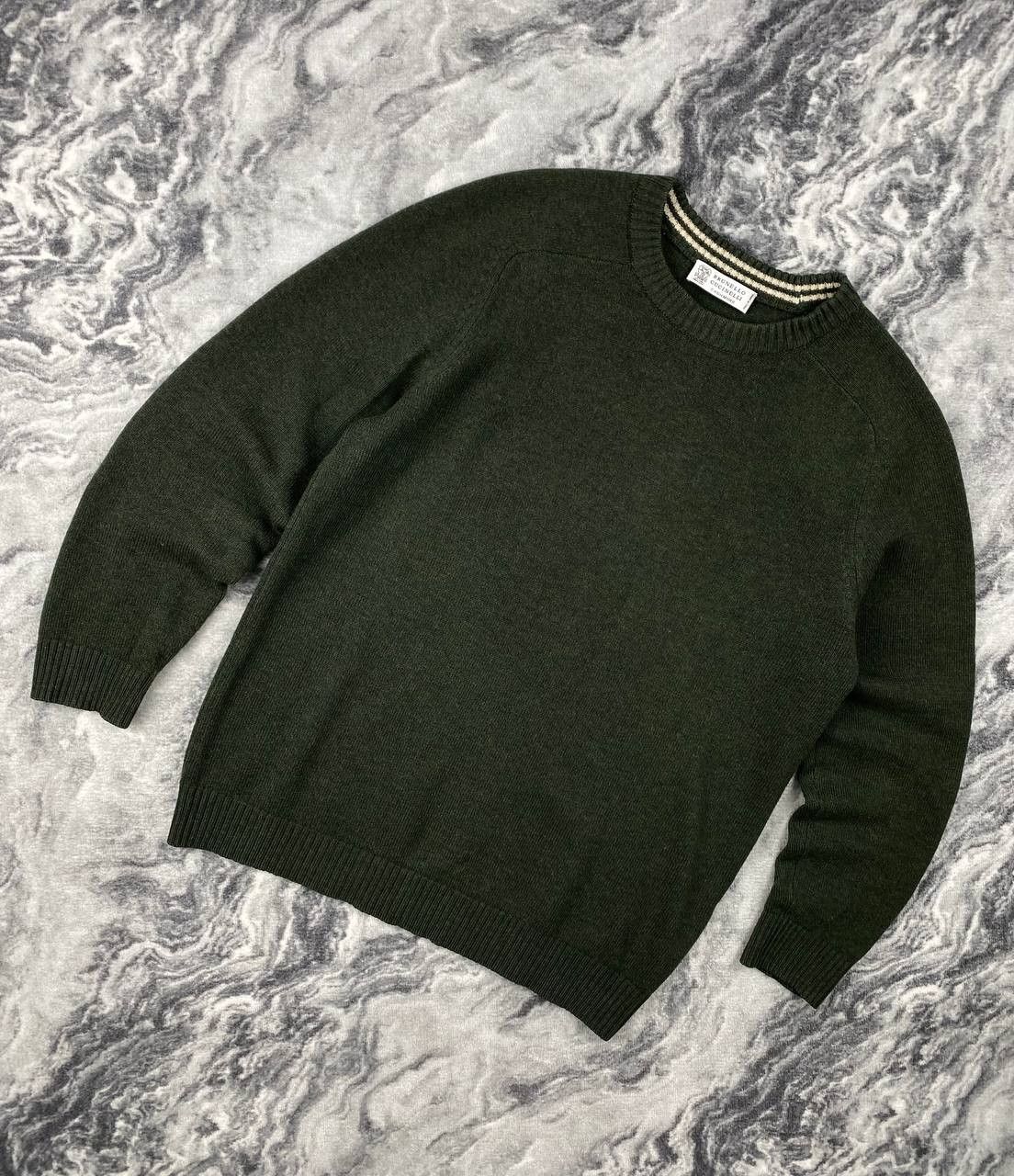 Brunello Cucinelli Brunello Cucinelli 100% Cashmere Knit Sweater Men Size 50 Size US M / EU 48-50 / 2 - 1 Thumbnail