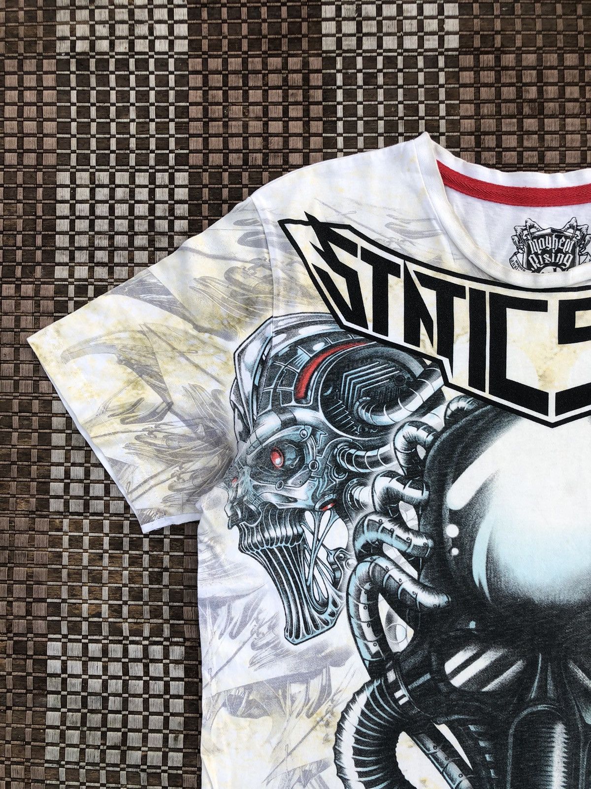Affliction × Ed Hardy × Vintage RARE OVP Mayhem Rising STATIC STATE Tshirt Size US XL / EU 56 / 4 - 4 Thumbnail