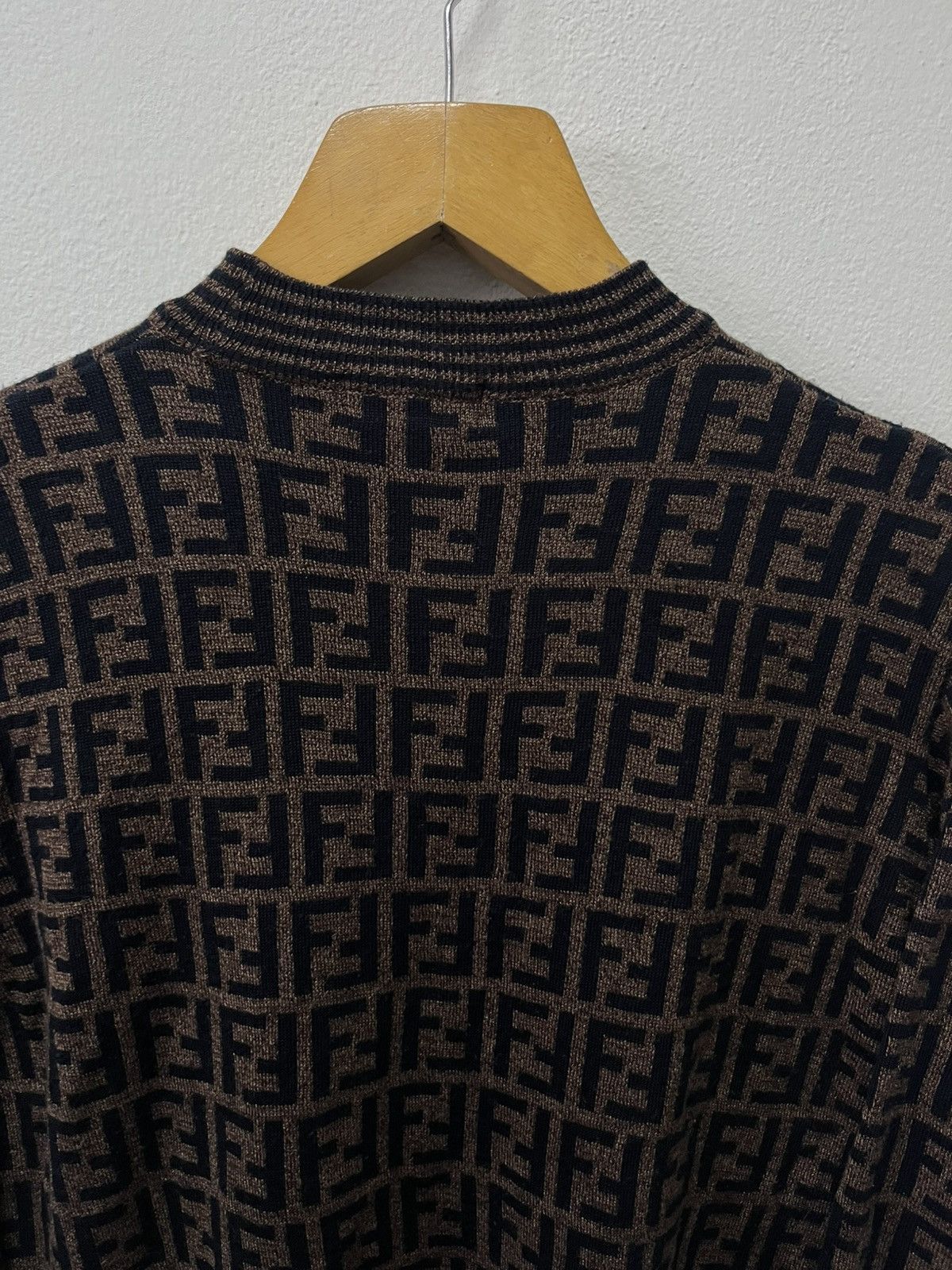 Fendi VINTAGE FENDI MARC MONOGRAM KNITWEAR 90s ‘ Size US XS / EU 42 / 0 - 9 Thumbnail