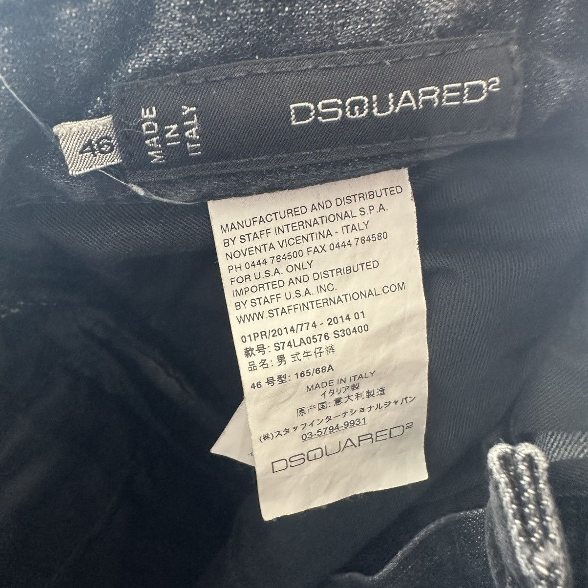 Dsquared2 Vintage Dsquared2 2014 Luxury Denim Jeans Made In Italy Size US 30 / EU 46 - 14 Thumbnail