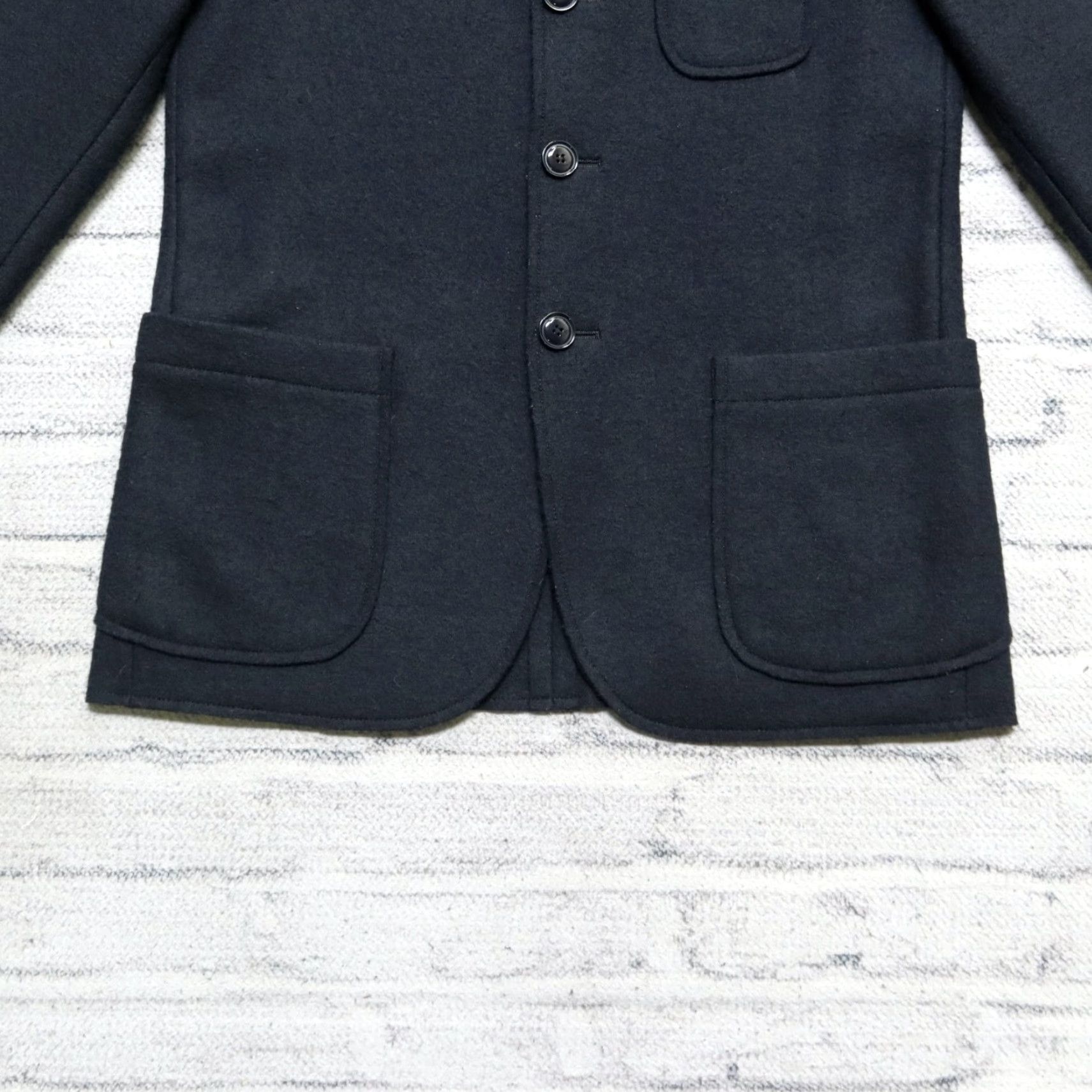 Aspesi Aspesi Wool Blazer Jacket Mens L Navy Blue Size 42R - 3 Thumbnail