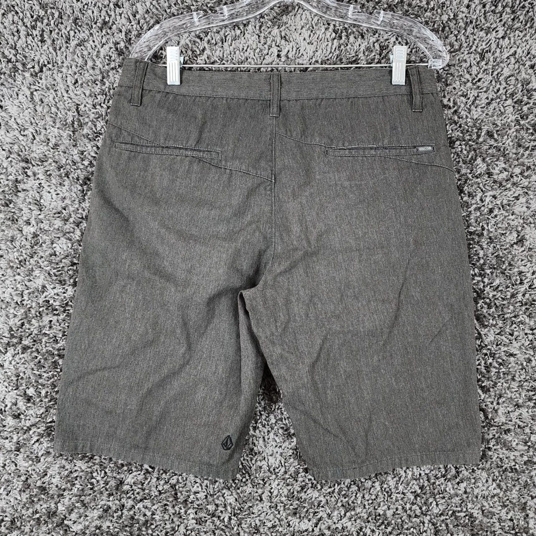 Volcom VOLCOM Chino Shorts Mens Size 32 Gray Size US 32 / EU 48 - 4 Thumbnail