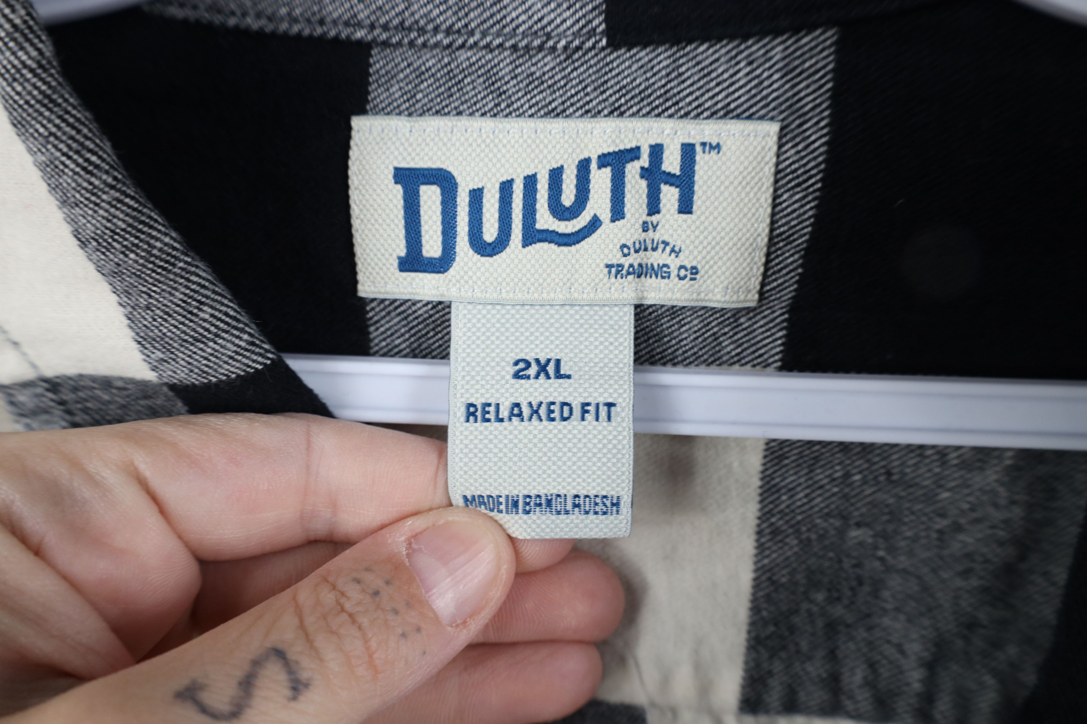 Duluth Trading Company Duluth Trading Co Fit Heavyweight Flannel Button Down Shirt Size US XXL / EU 58 / 5 - 7 Thumbnail