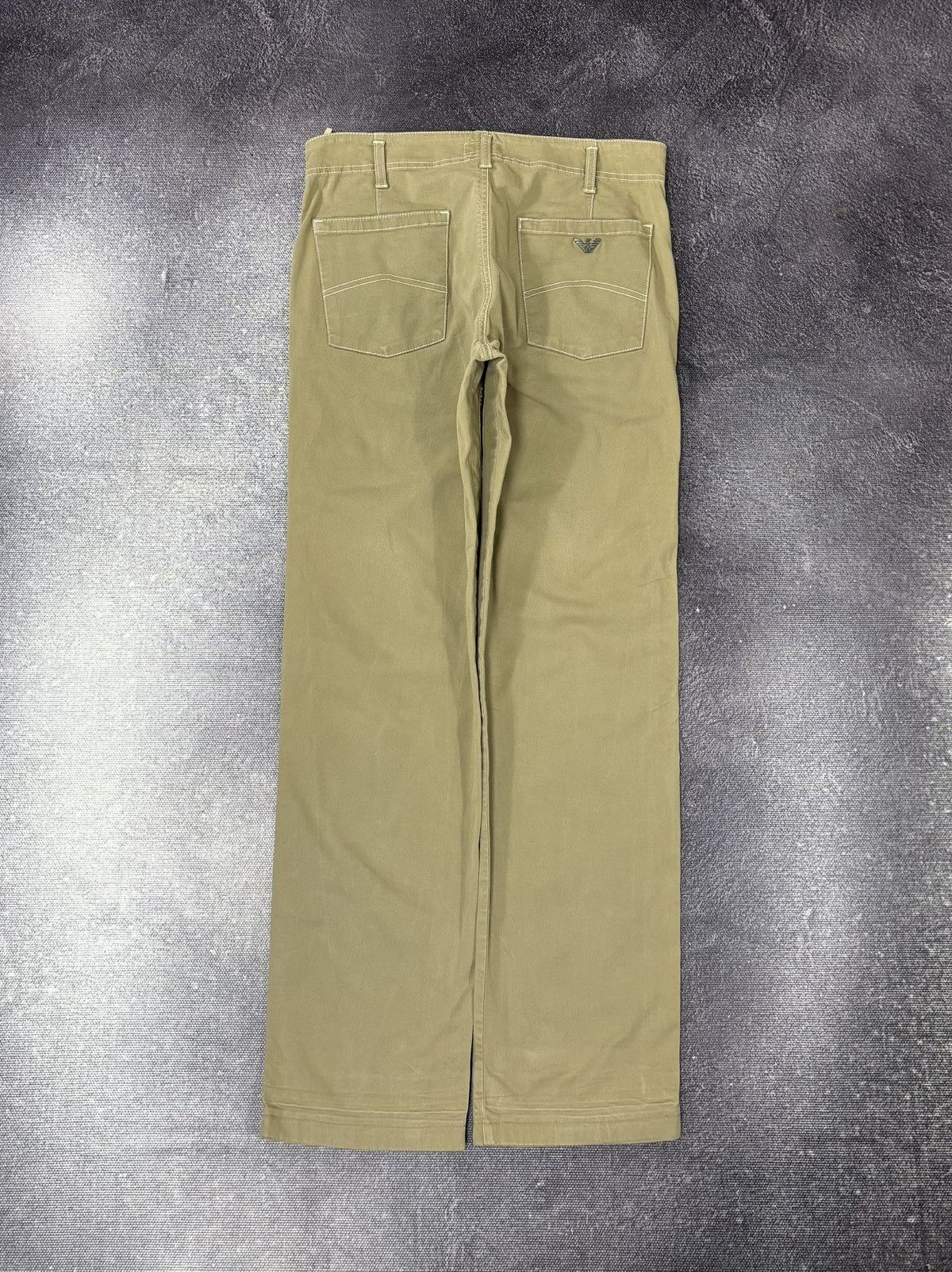 Armani Vintage Armani Jeans Men’s Structured Straight Pants Jeans Size US 32 / EU 48 - 2 Thumbnail