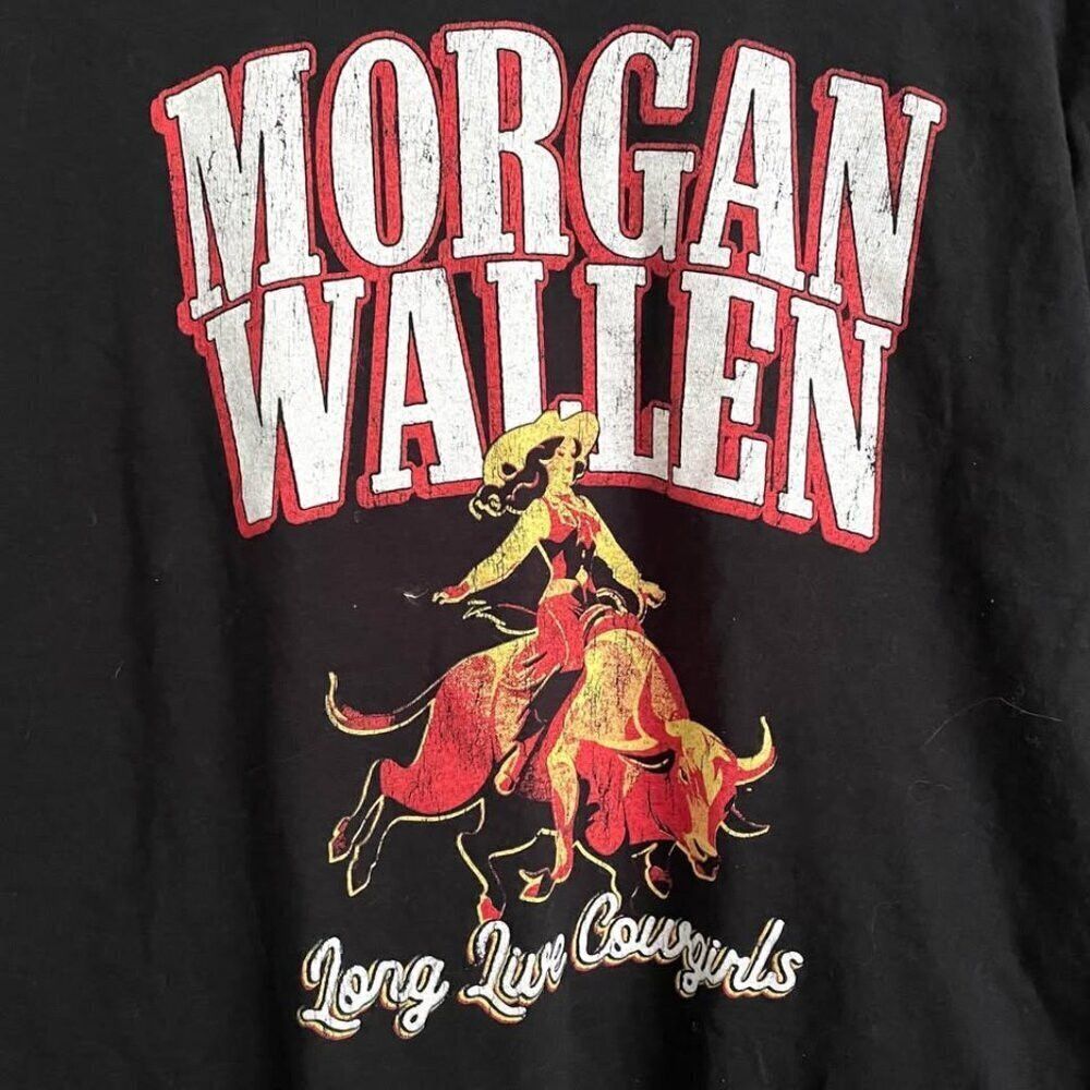 Other Morgan Wallen Black Long Live Cowgirls T-Shirt - Medium Size US M / EU 48-50 / 2 - 3 Thumbnail