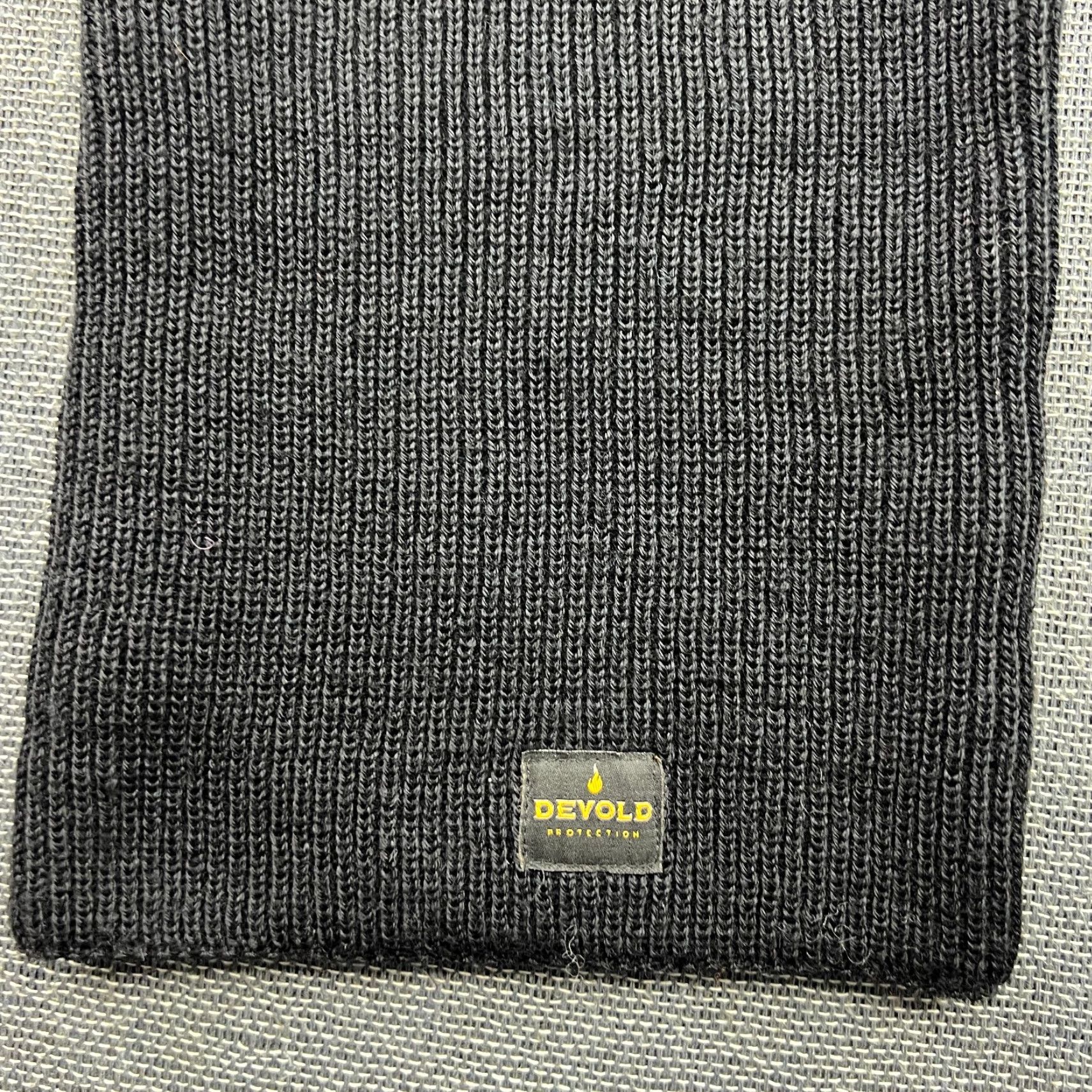 Vintage Devold Neck Warmer 100% Wool OS Tube Scarf Outdoor Gaiter Black Knitted Size ONE SIZE - 3 Thumbnail