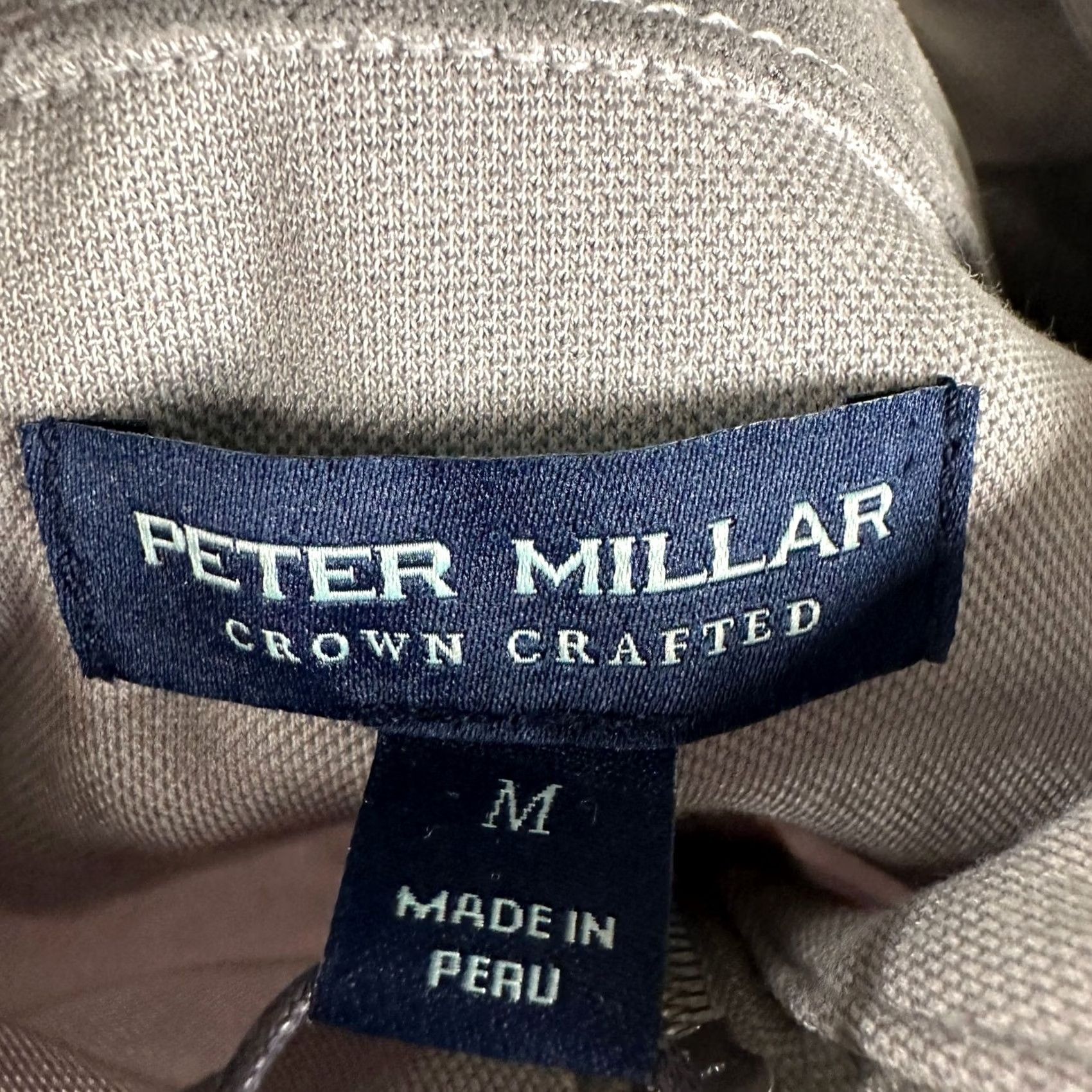 Peter Millar Peter Millar Crown Crafted Pullover Mens M Quarter Zip Light Gray Golf NWT Size US M / EU 48-50 / 2 - 6 Thumbnail
