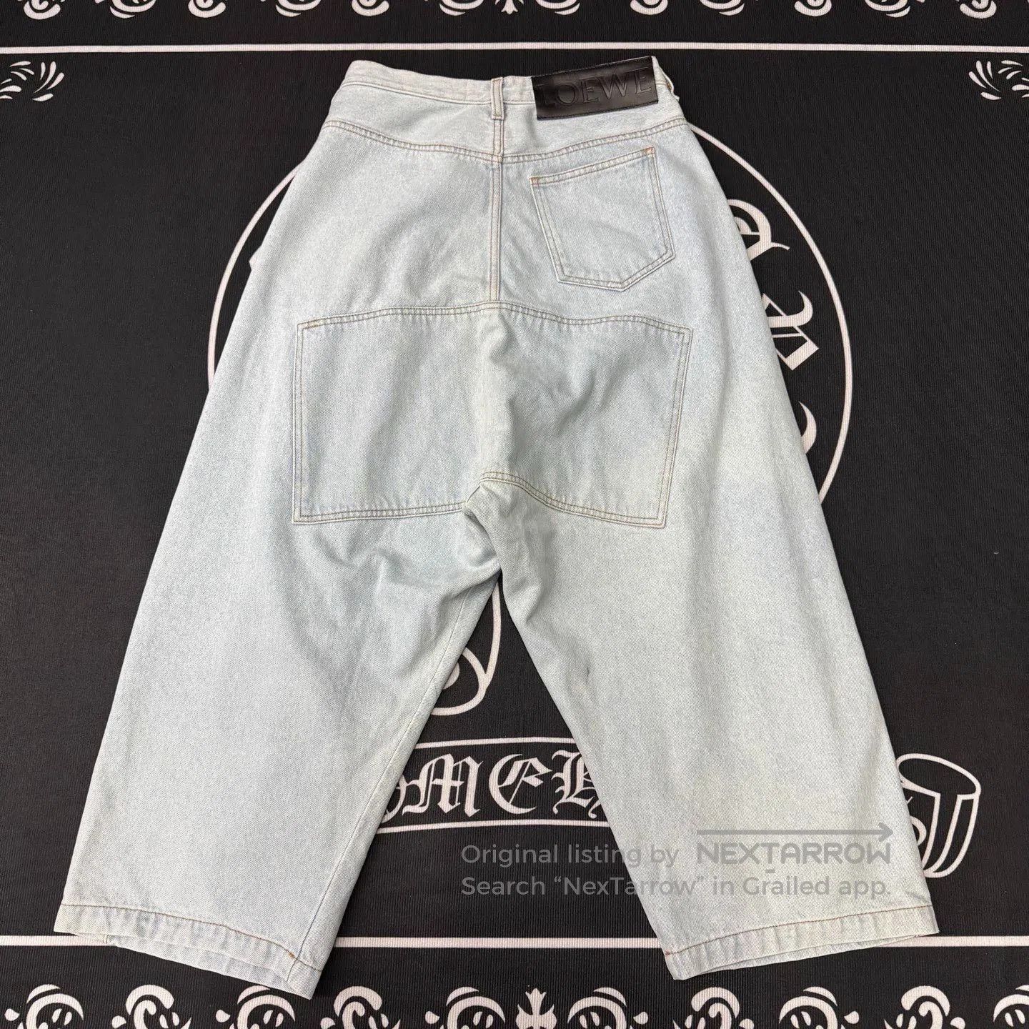 Loewe LOEWE Light Blue Wide-Leg Jeans. Size 35" - 2 Thumbnail