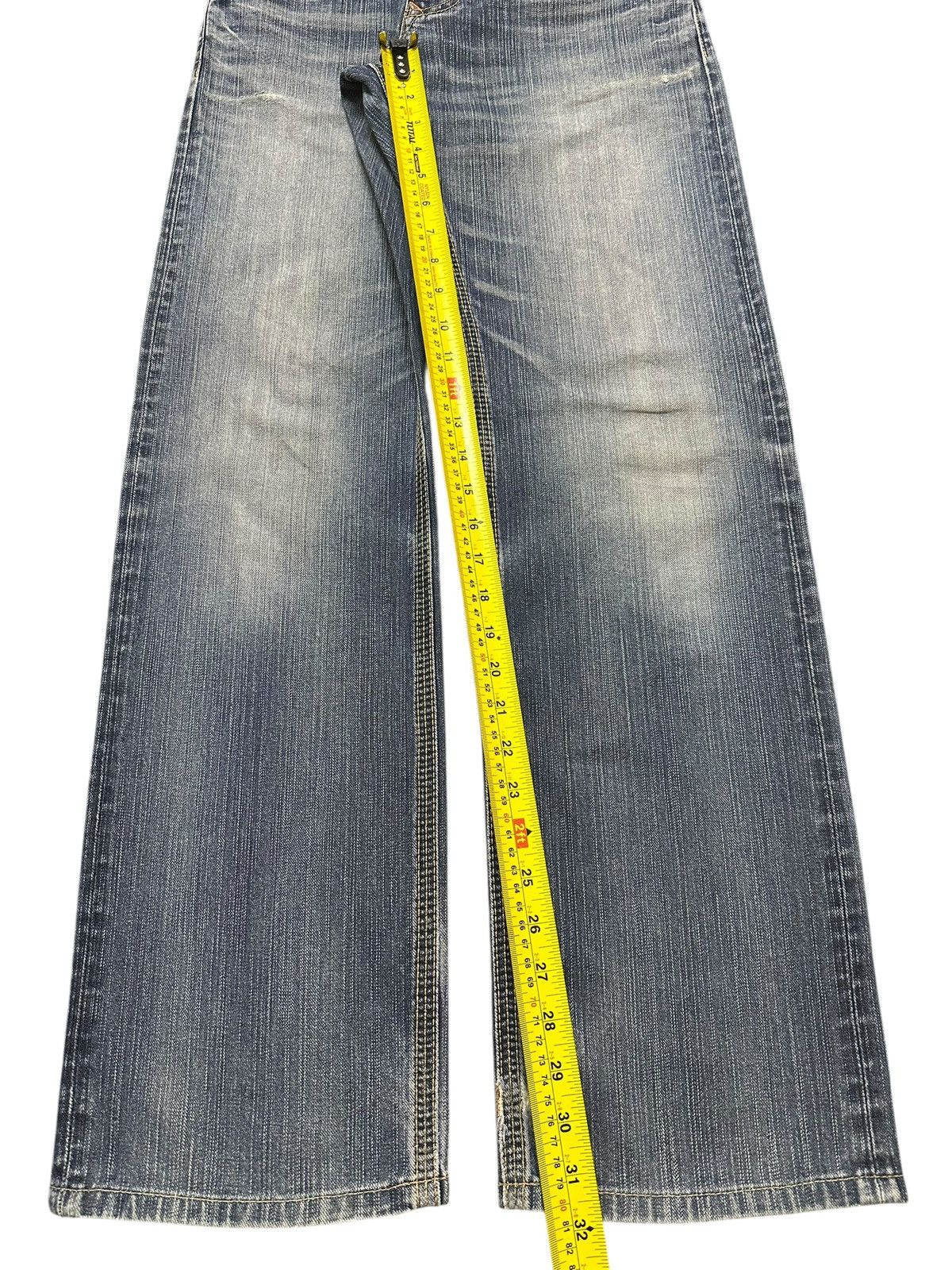 Edwin Edwin XV Exclusive Vintage Blue Faded Wash Style Loose Fits Size US 30 / EU 46 - 13 Thumbnail