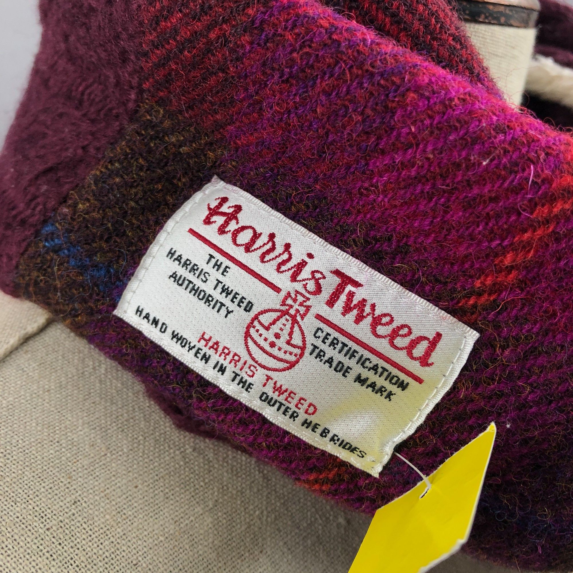 Harris Tweed Vintage Harriss Tweed Infinity Scarf Fleece Wool Scarves. Size ONE SIZE - 6 Thumbnail