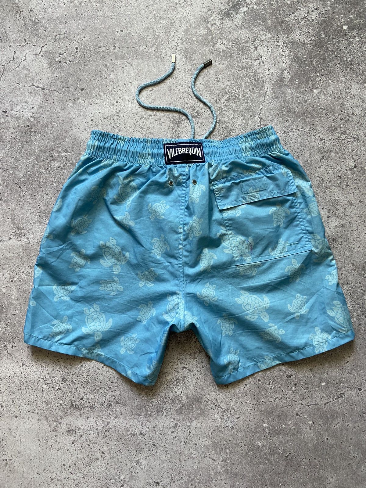 Vilebrequin Turtle Print Blue Shorts