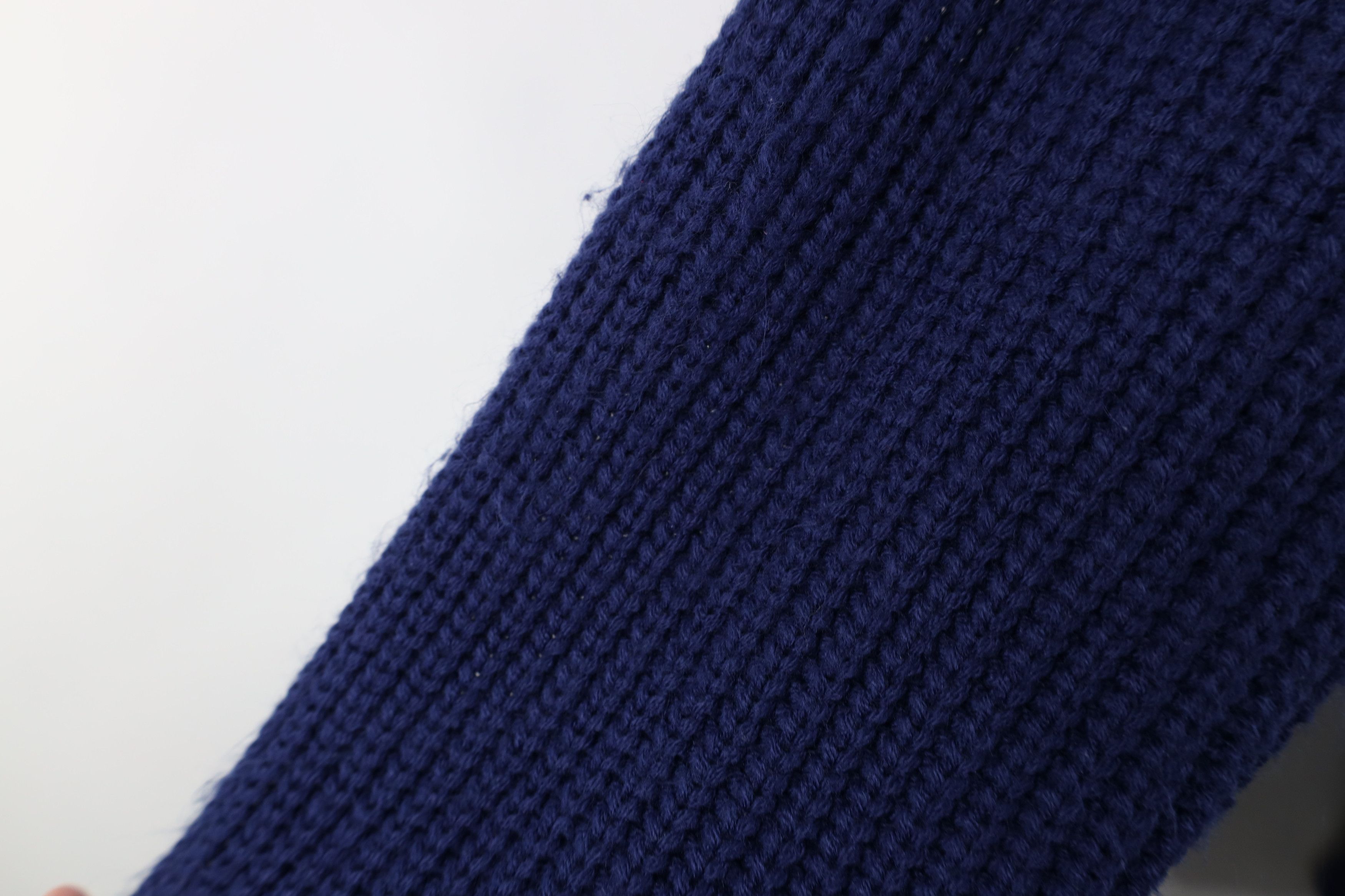 Vintage Vintage 90s Streetwear Chunky Ribbed Knit Crewneck Sweater Size US L / EU 52-54 / 3 - 5 Thumbnail