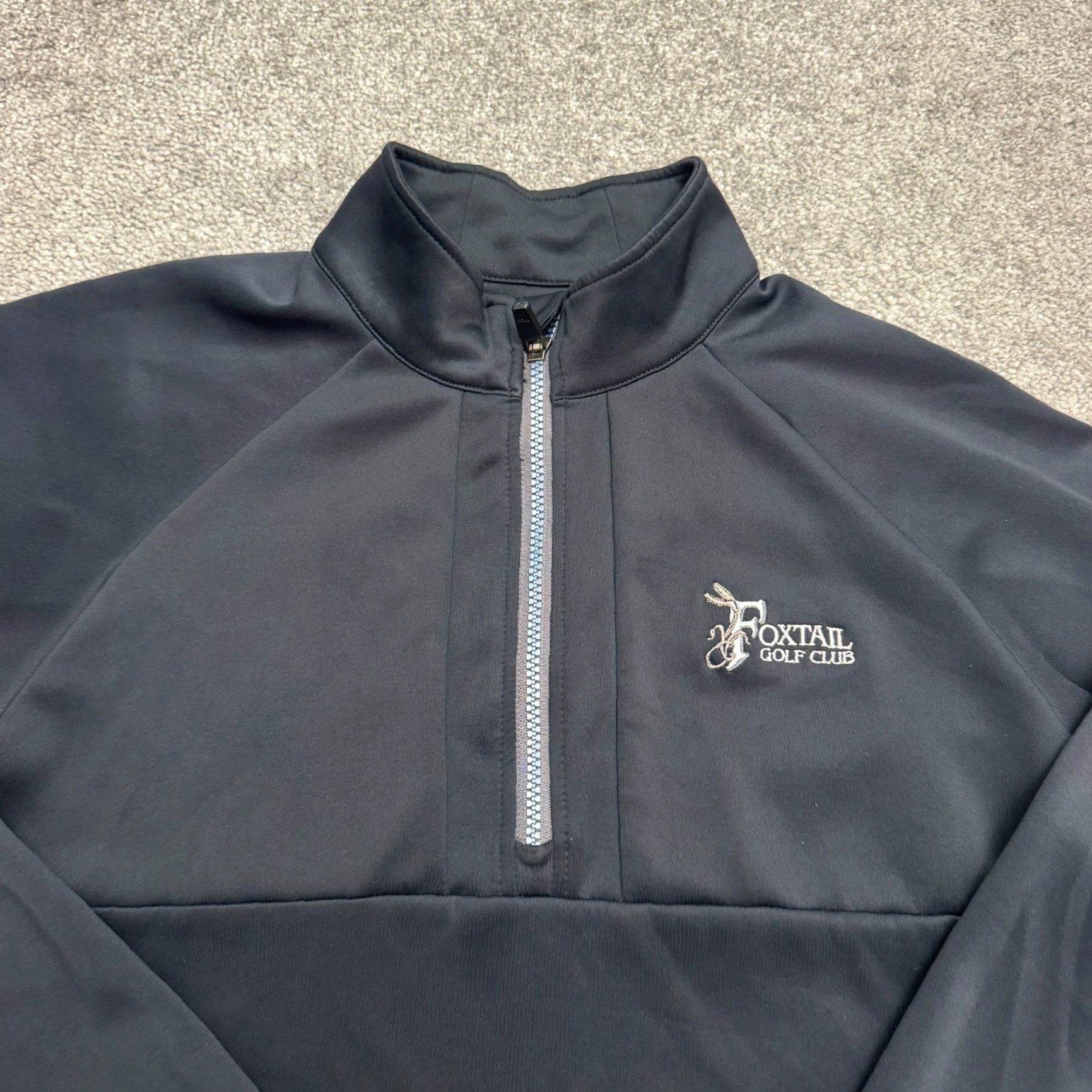 Vintage Sun Mountain ThermalFlex 1/4 Zip Pullover Jacket Mens M Navy Blue Sun Mountain Pullover Jacket Mens Medium Navy Blue Athletic Outdoor Golf Size US M / EU 48-50 / 2 - 3 Thumbnail