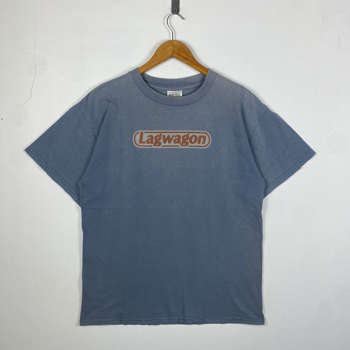 Band Tees Vintage 90's LAGWAGON American Punk Rock Band Faded Tee Size US L / EU 52-54 / 3 - 4 Thumbnail