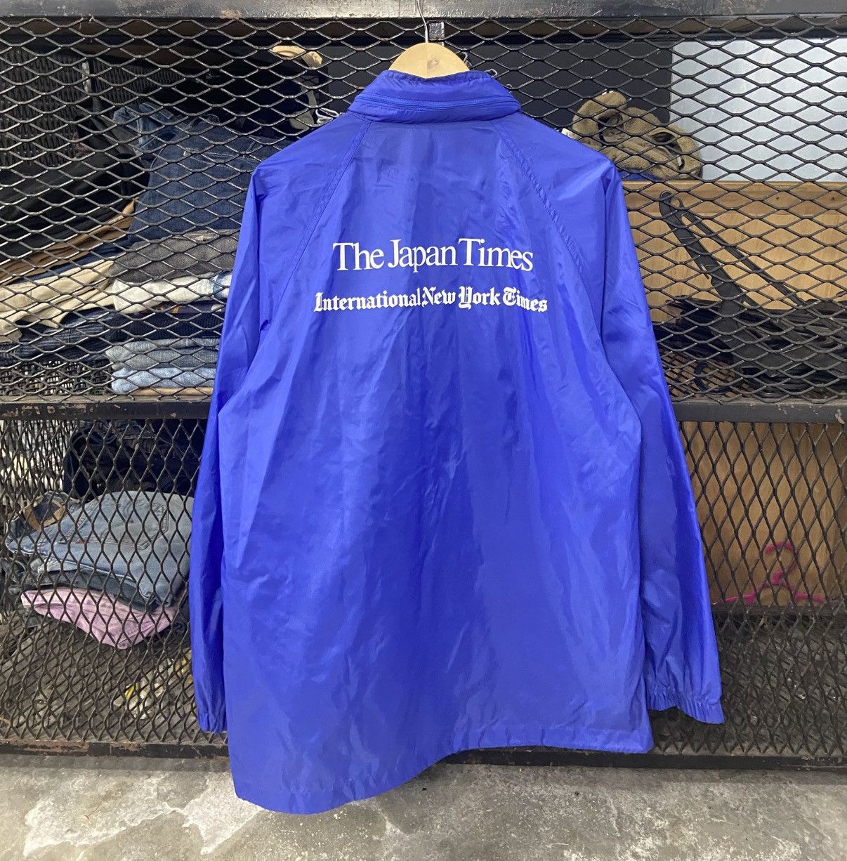 Japanese Brand The Japan Times Windbreaker Jacket Size US L / EU 52-54 / 3 - 1 Thumbnail