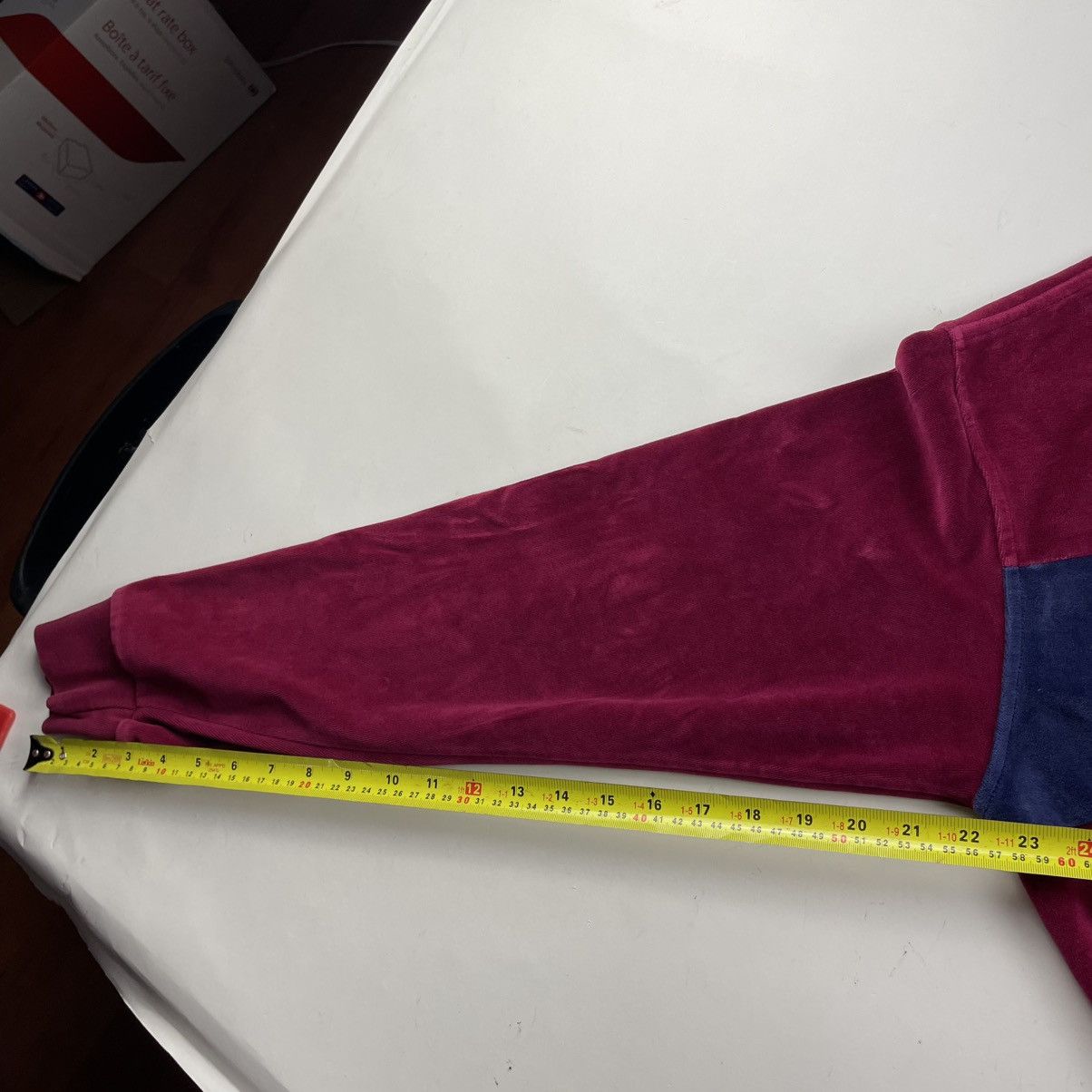 Nordstrom Vintage 80’s Nordstrom Brand Velour Track Jacket Magenta Size US L / EU 52-54 / 3 - 3 Thumbnail