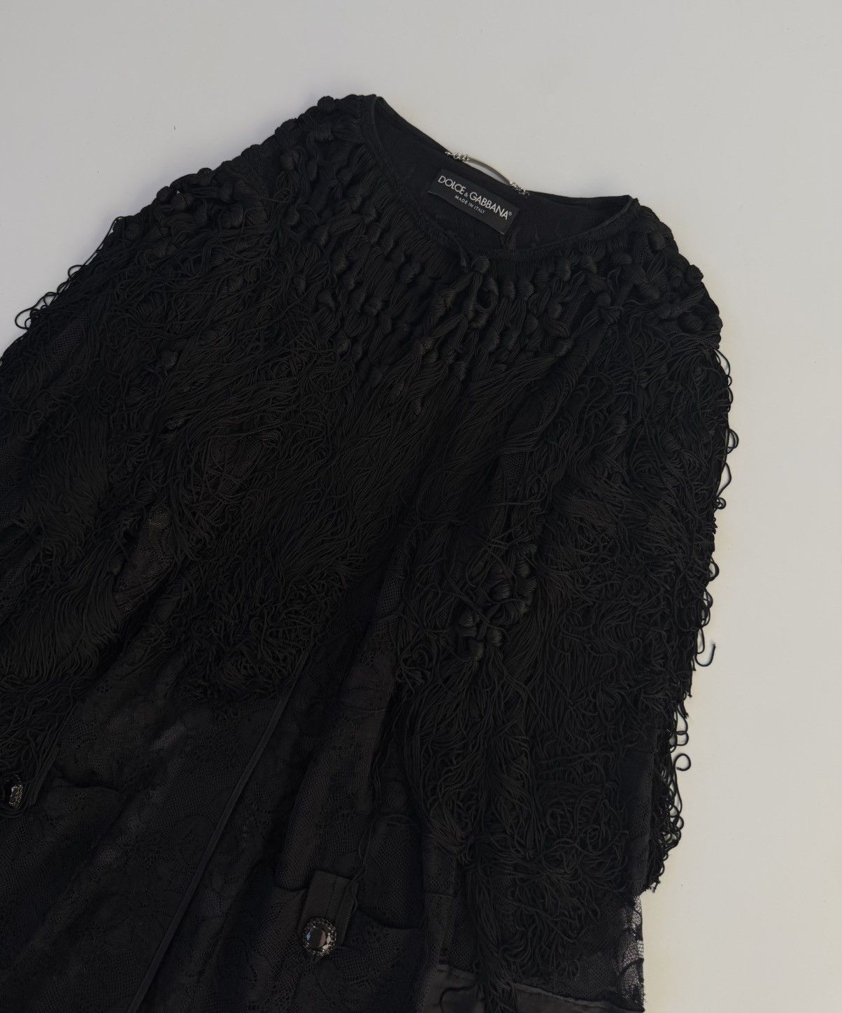 Dolce & Gabbana Museum Piece Dolce & Gabanna Fringe Dress Size S / US 4 / IT 40 - 3 Thumbnail
