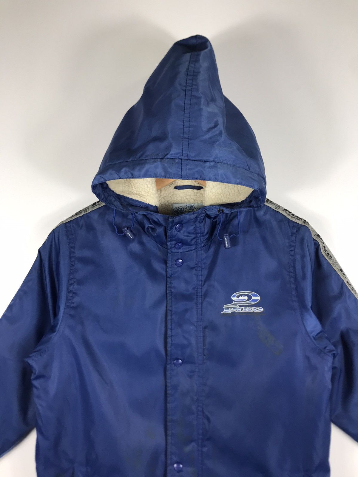 Vintage ⚡️Vintage Piko Hawaiian Longboad Wear Hooded Long Jacket Size US XXS / EU 40 - 4 Thumbnail