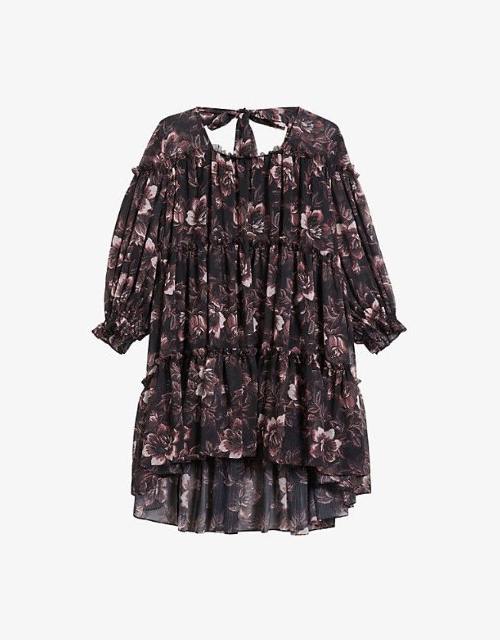 Ted Baker Ted Baker Printed Tiered Mini Swing Dress size 0 Size XS / US 0-2 / IT 36-38 - 1 Thumbnail